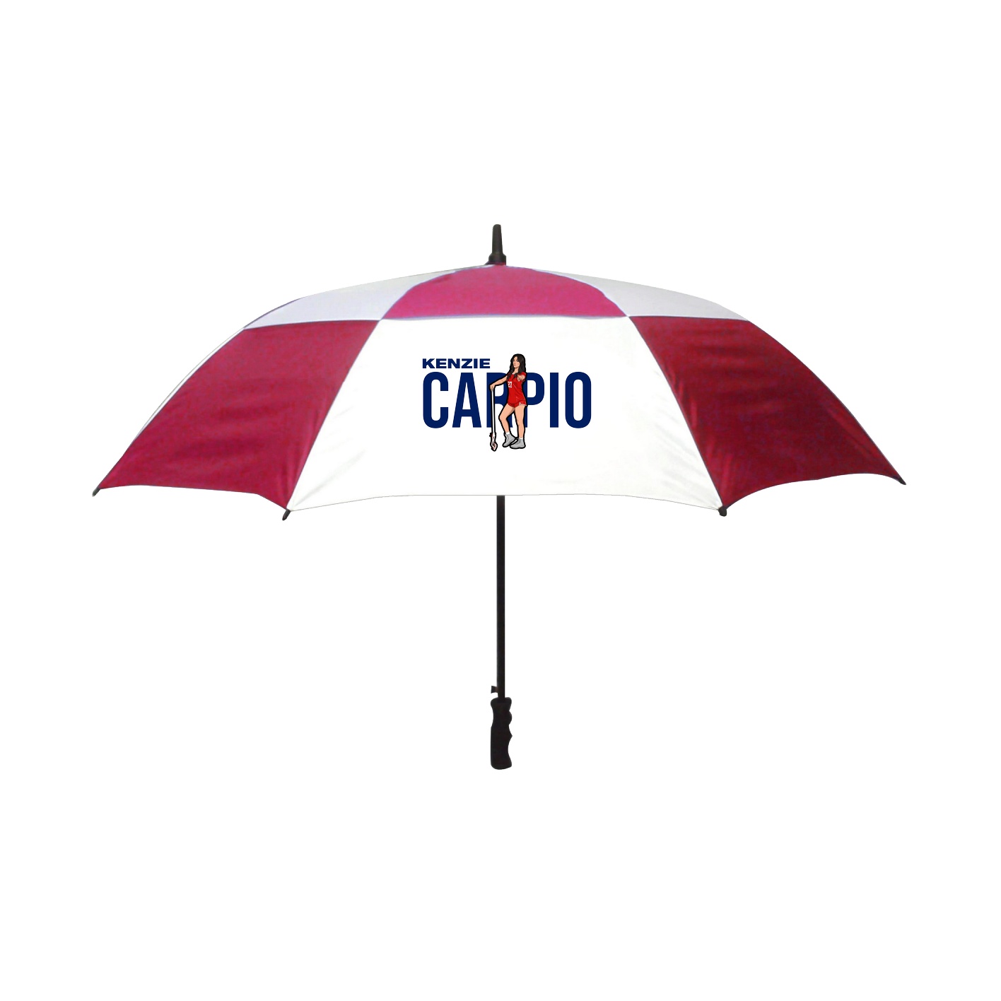 Golf Umbrella — Player Name in Red