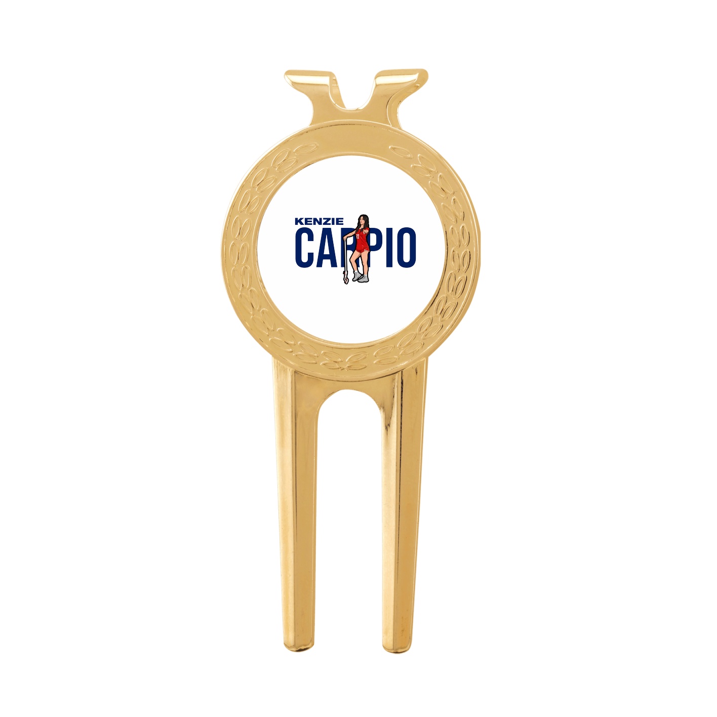 Divot Tool with Ball Marker — Player Name in Classic