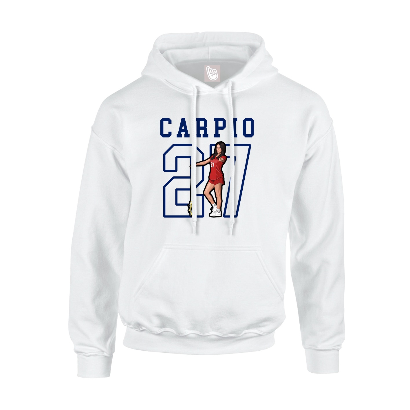 Hoodie — Shirsey in White
