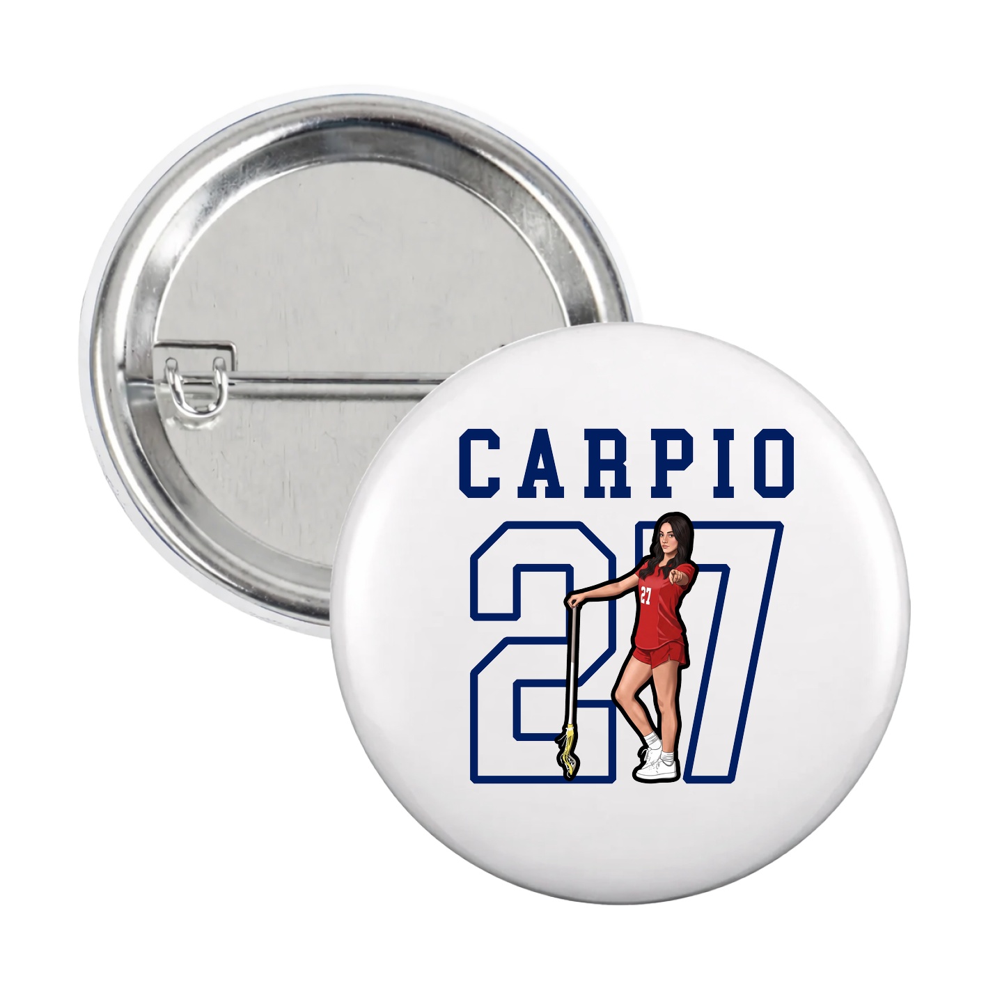Game Day Button — Shirsey in White