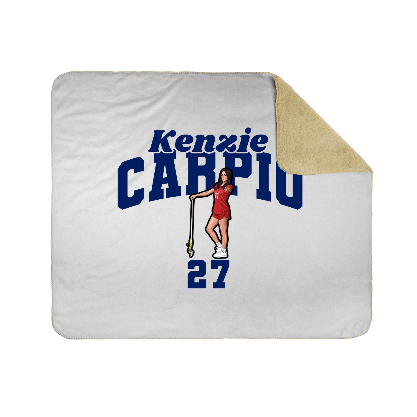 Throw Blanket — Signature Arch in White