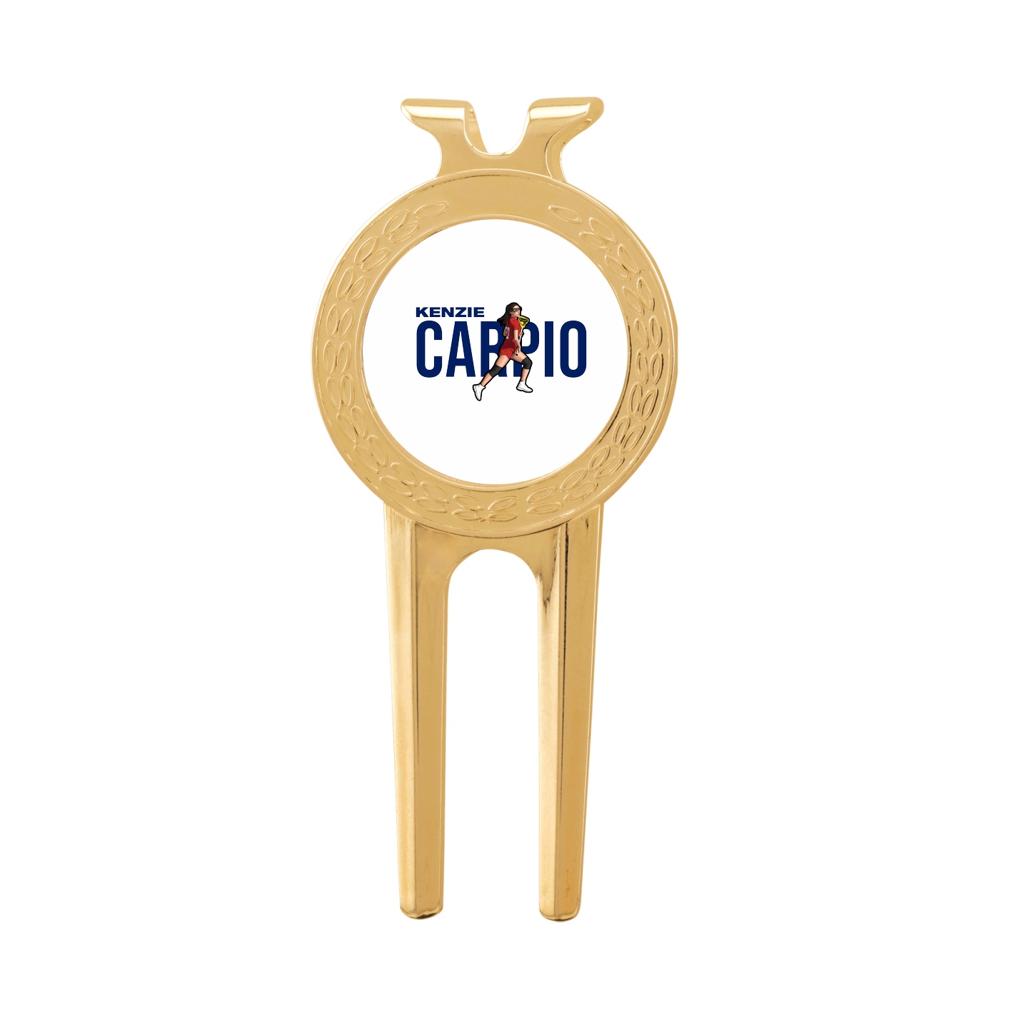 Divot Tool with Ball Marker — Player Name in Classic