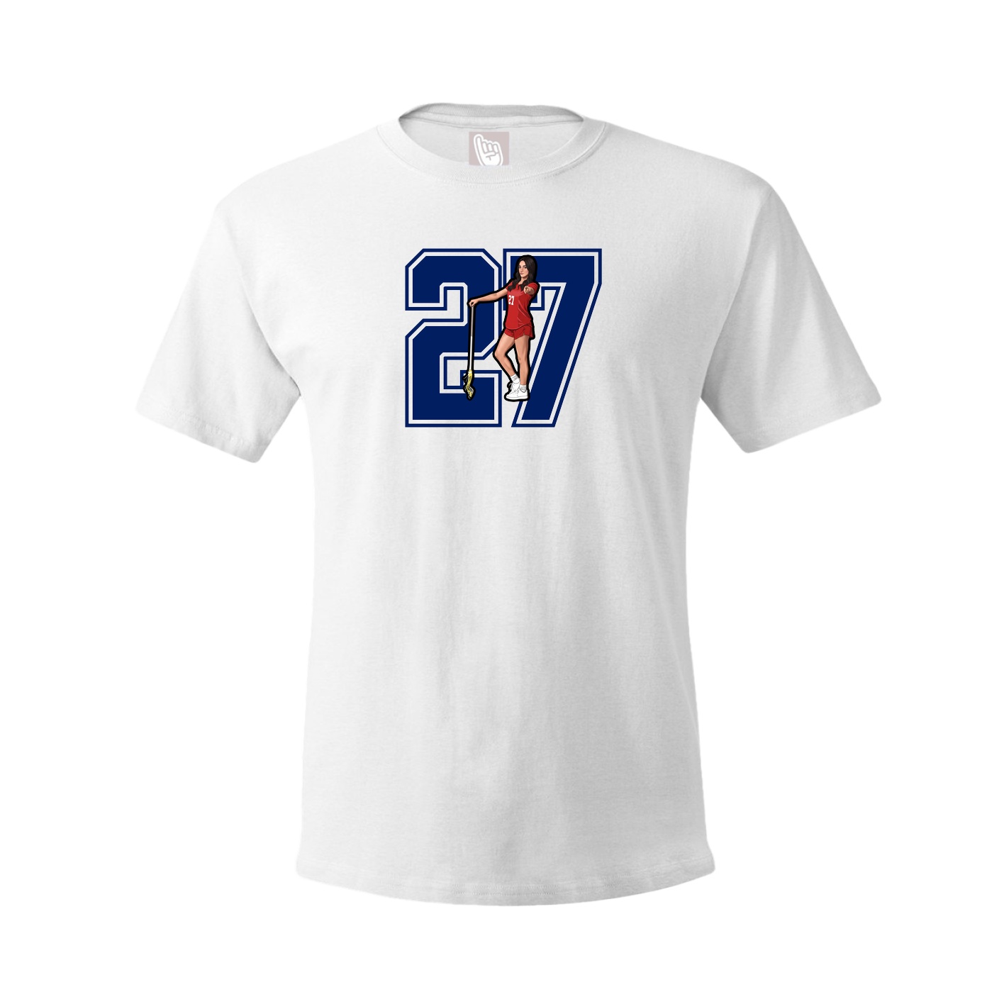 Tee — Number in White