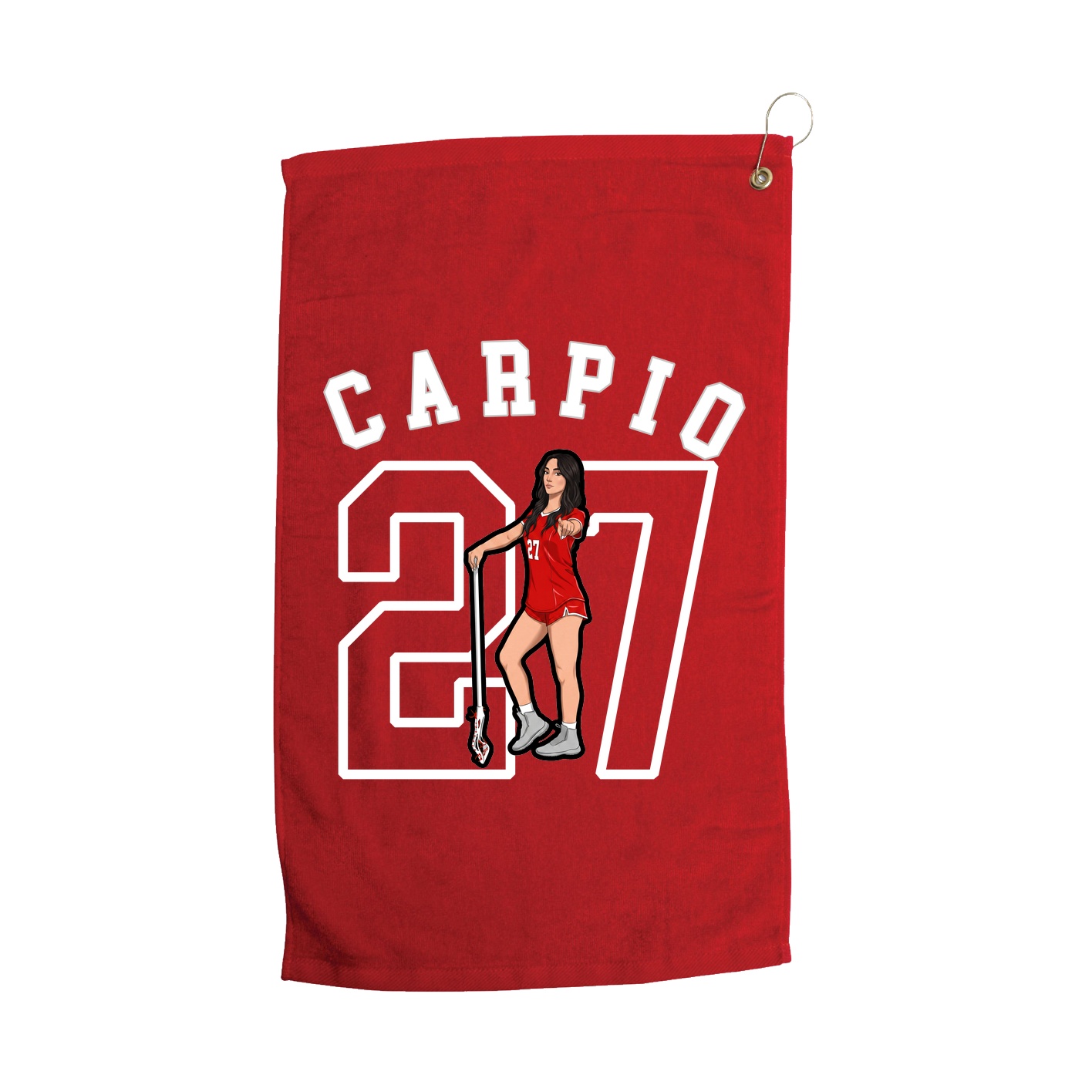 Golf Towel — Shirsey Arch in Red