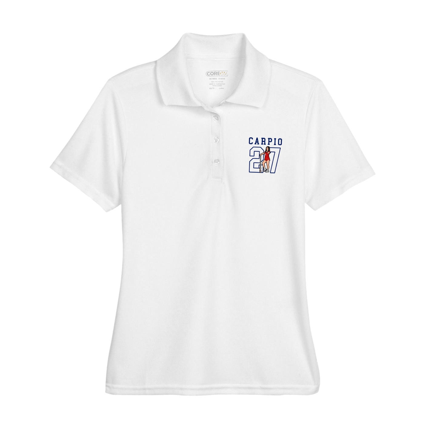 Womens Performance Polo — Shirsey in White