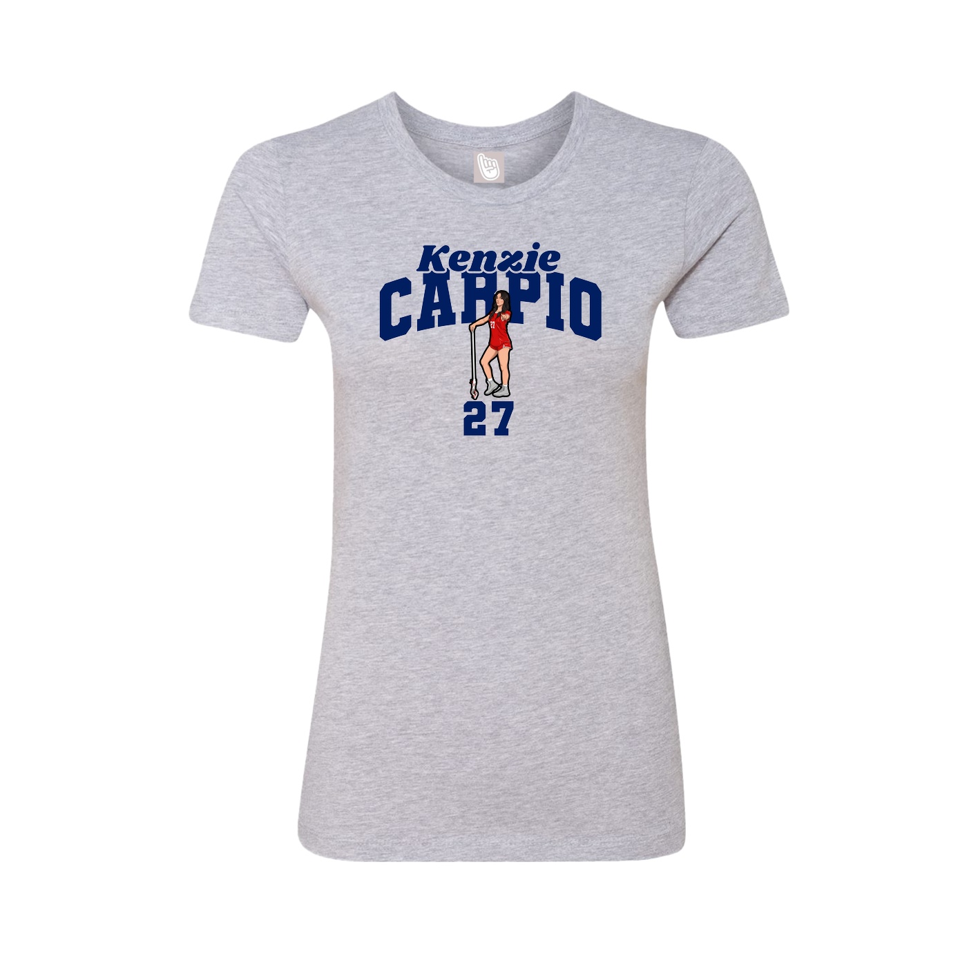 Womens Tee — Signature Arch in Grey