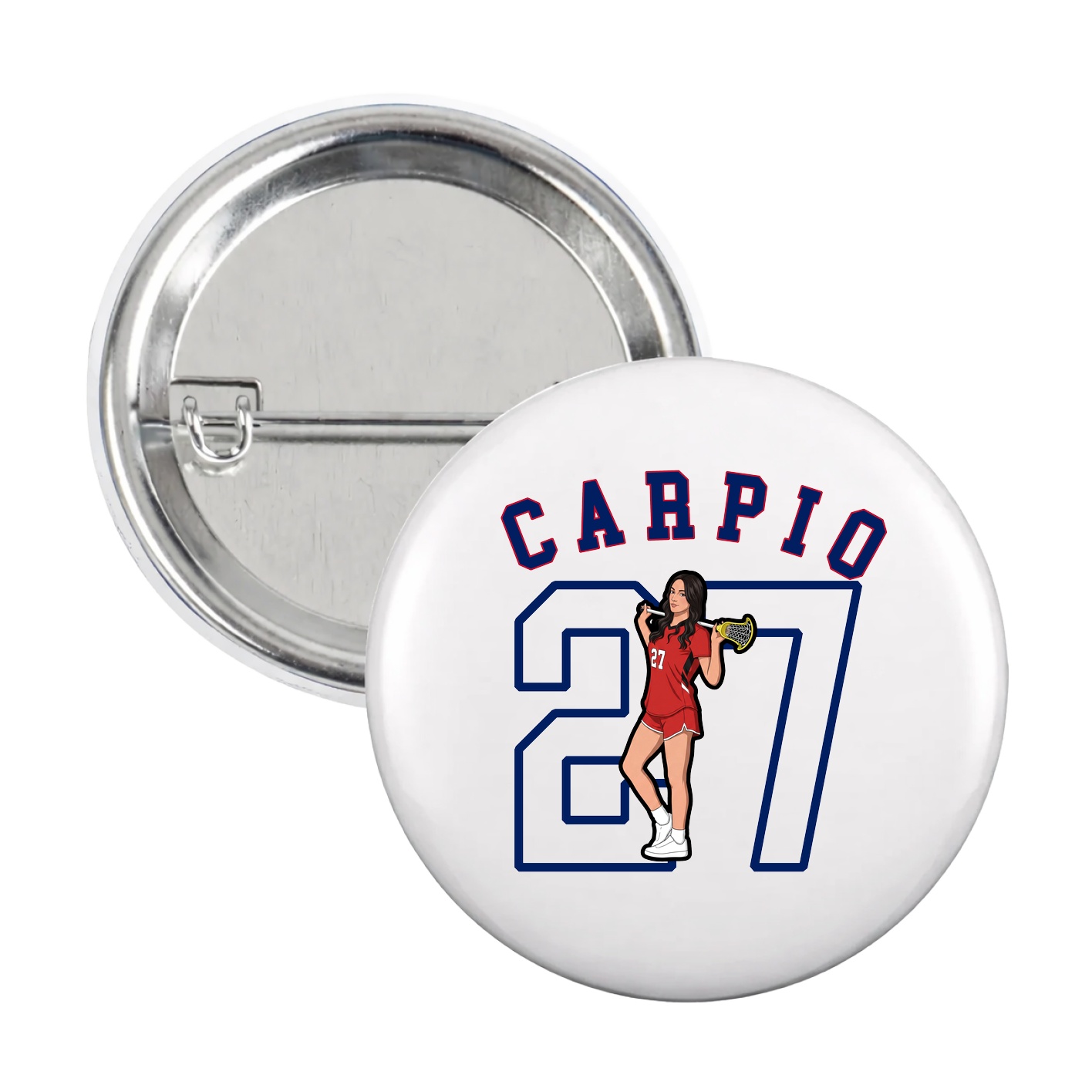 Game Day Button — Shirsey Arch in White