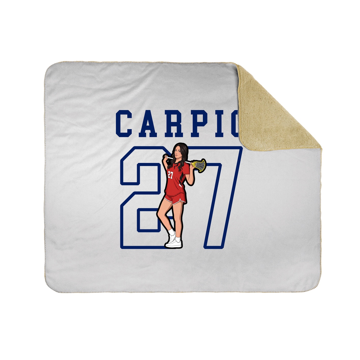 50x60 Sherpa Lined Throw Blanket