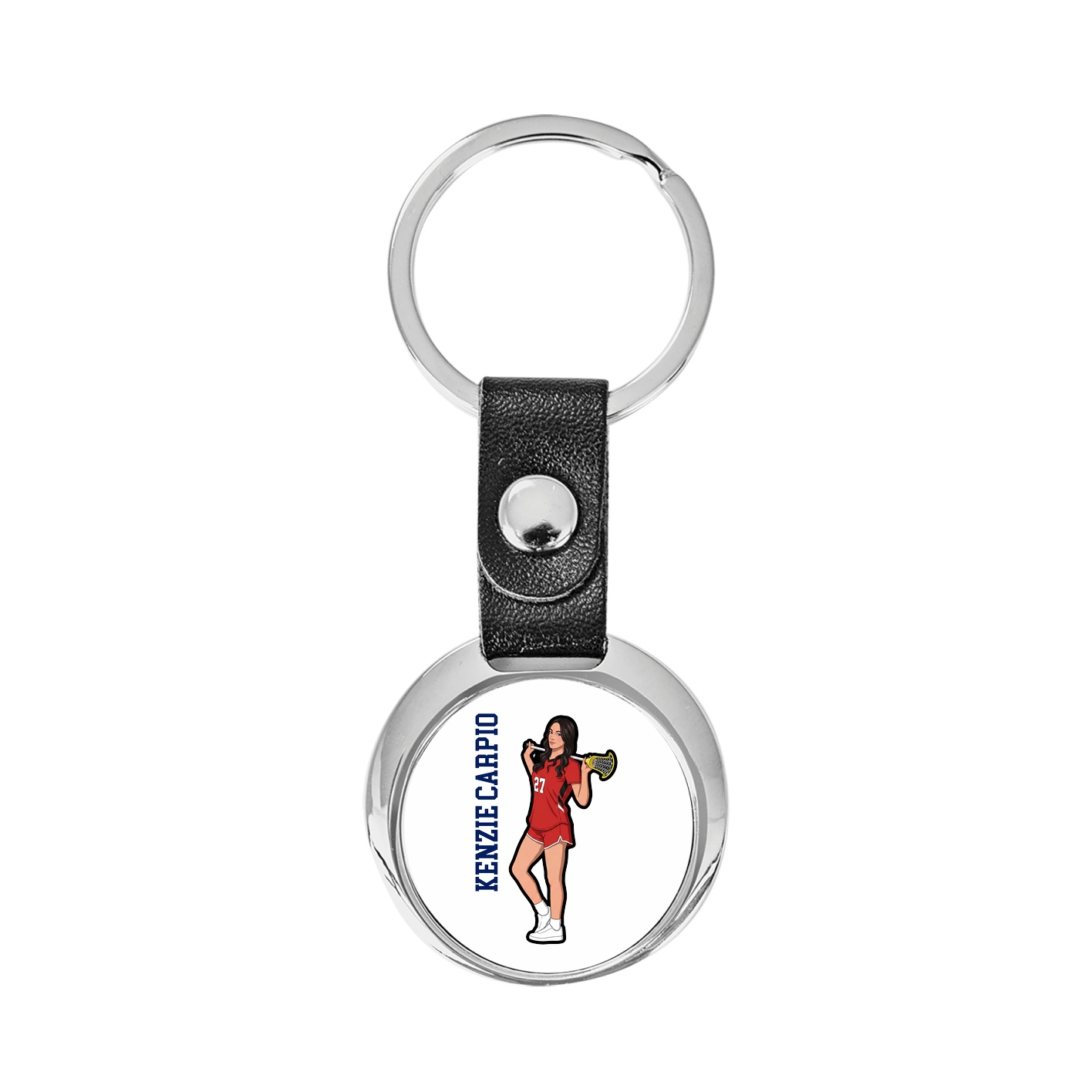 Key Chain — Name Vertical in Classic