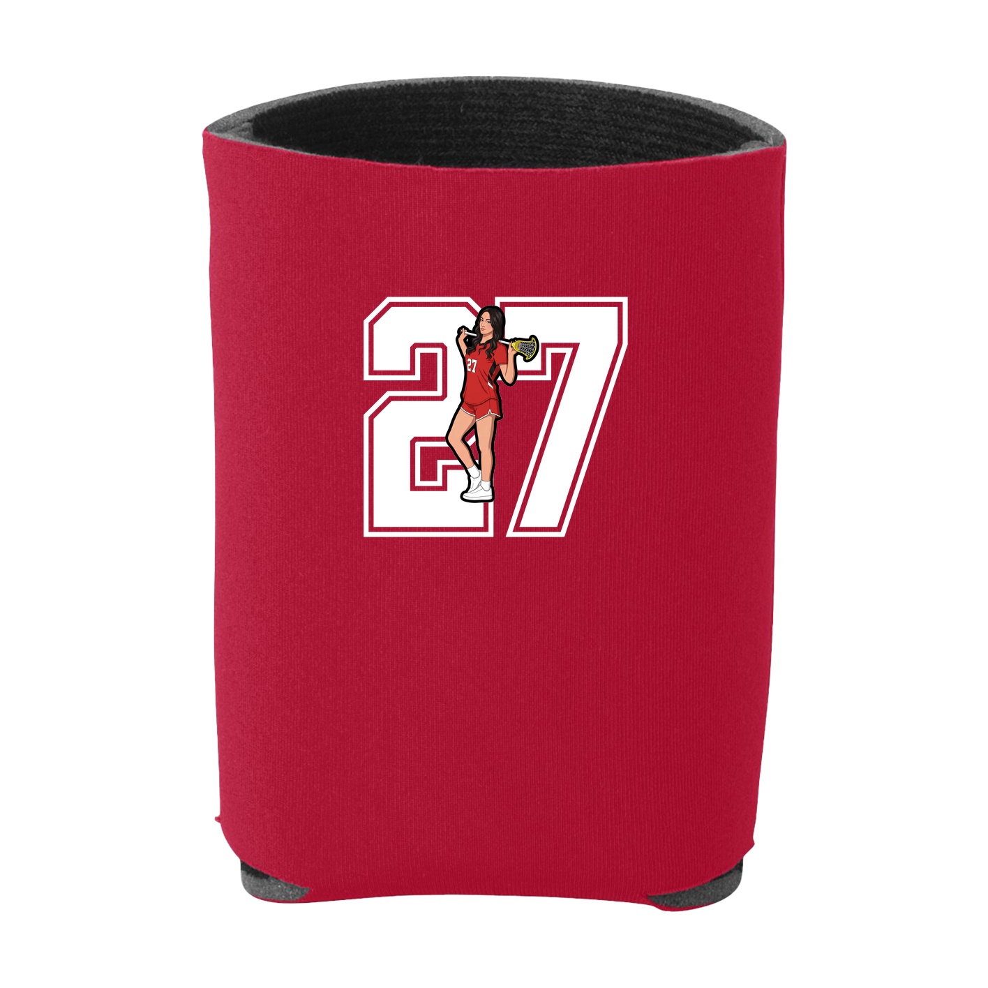 Can Holder — Number in Red