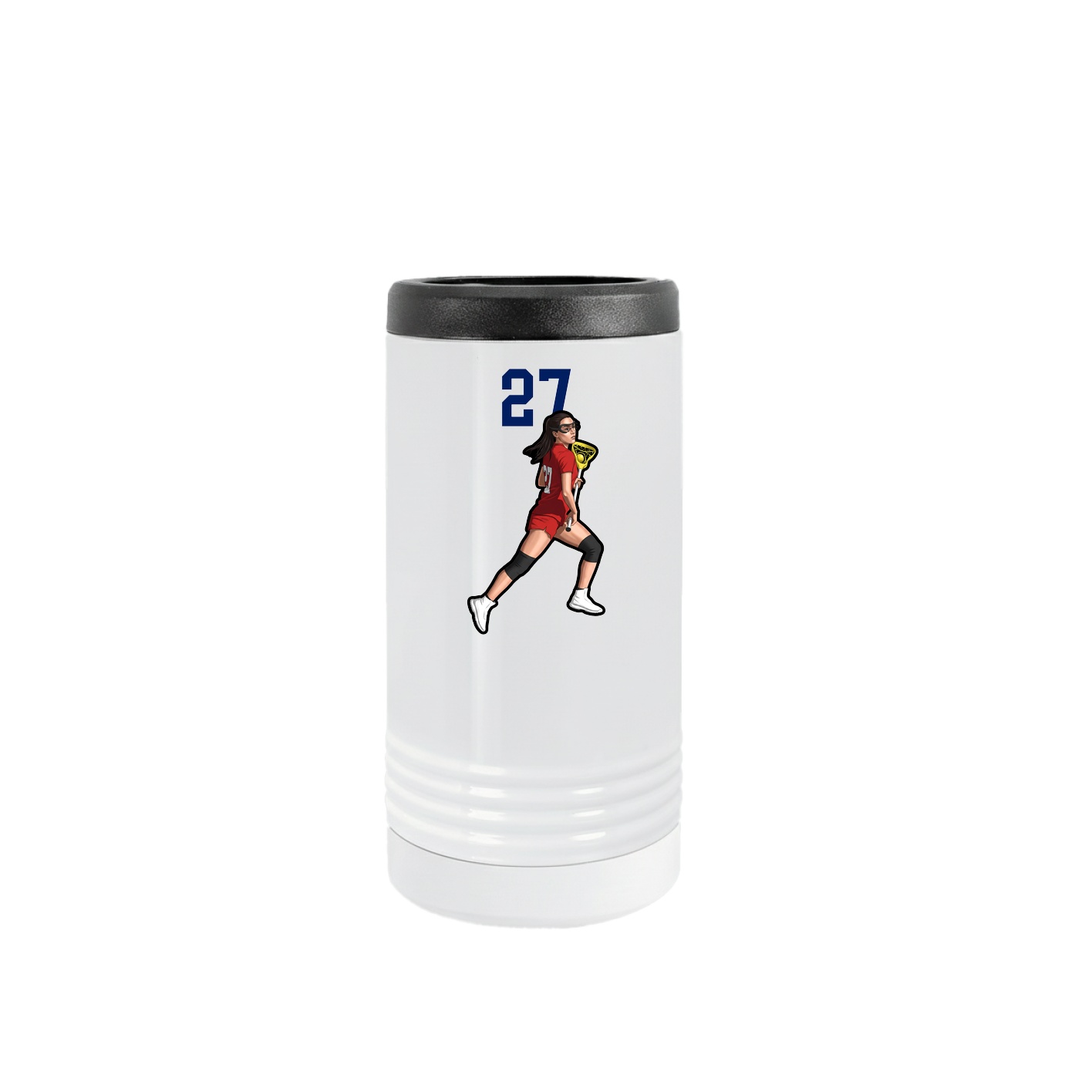 Slim Beverage Holder — Number Top in White