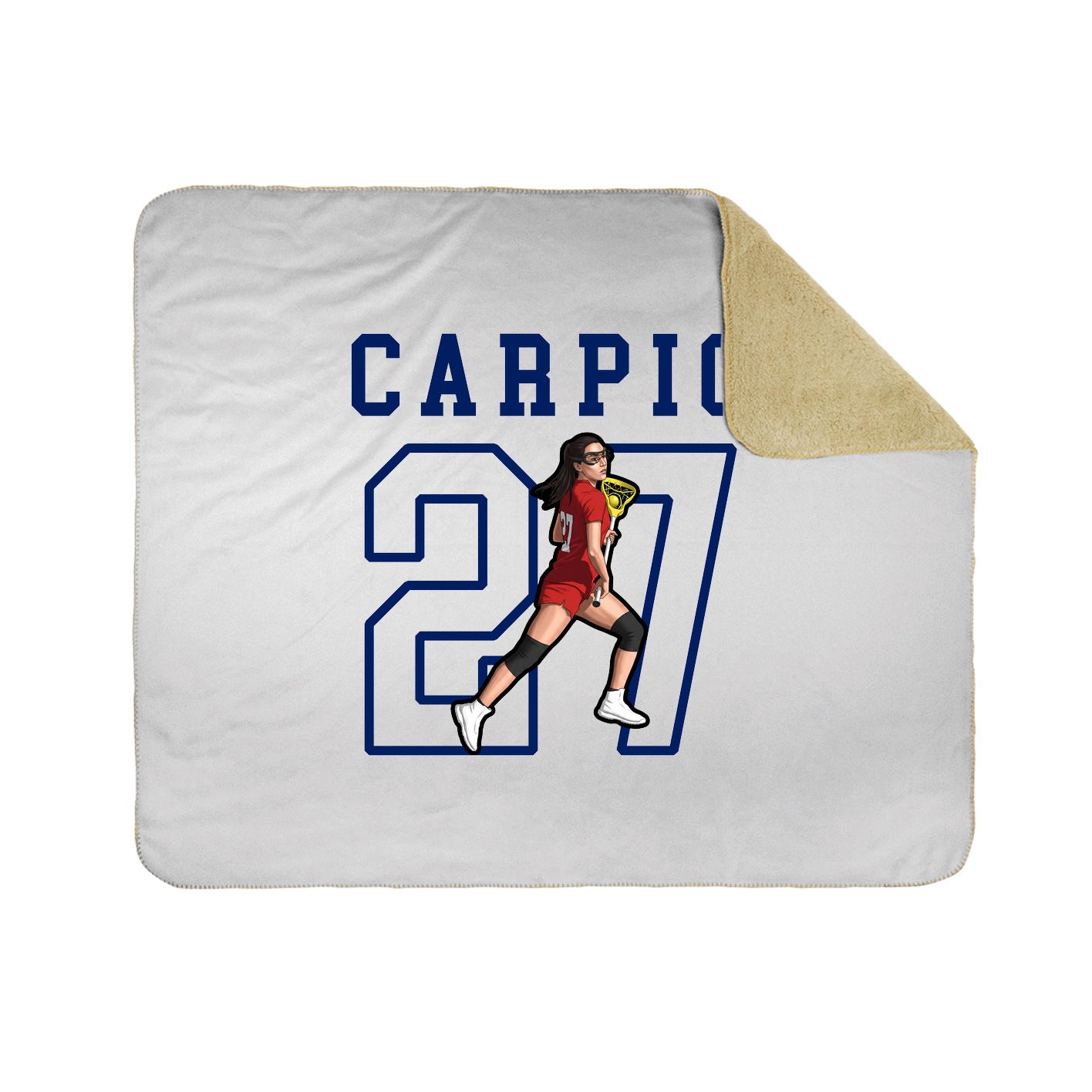 Throw Blanket — Shirsey in White