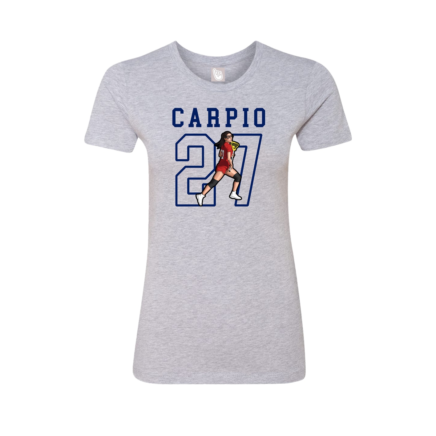 Fitted Women's Tee — Shirsey in Grey
