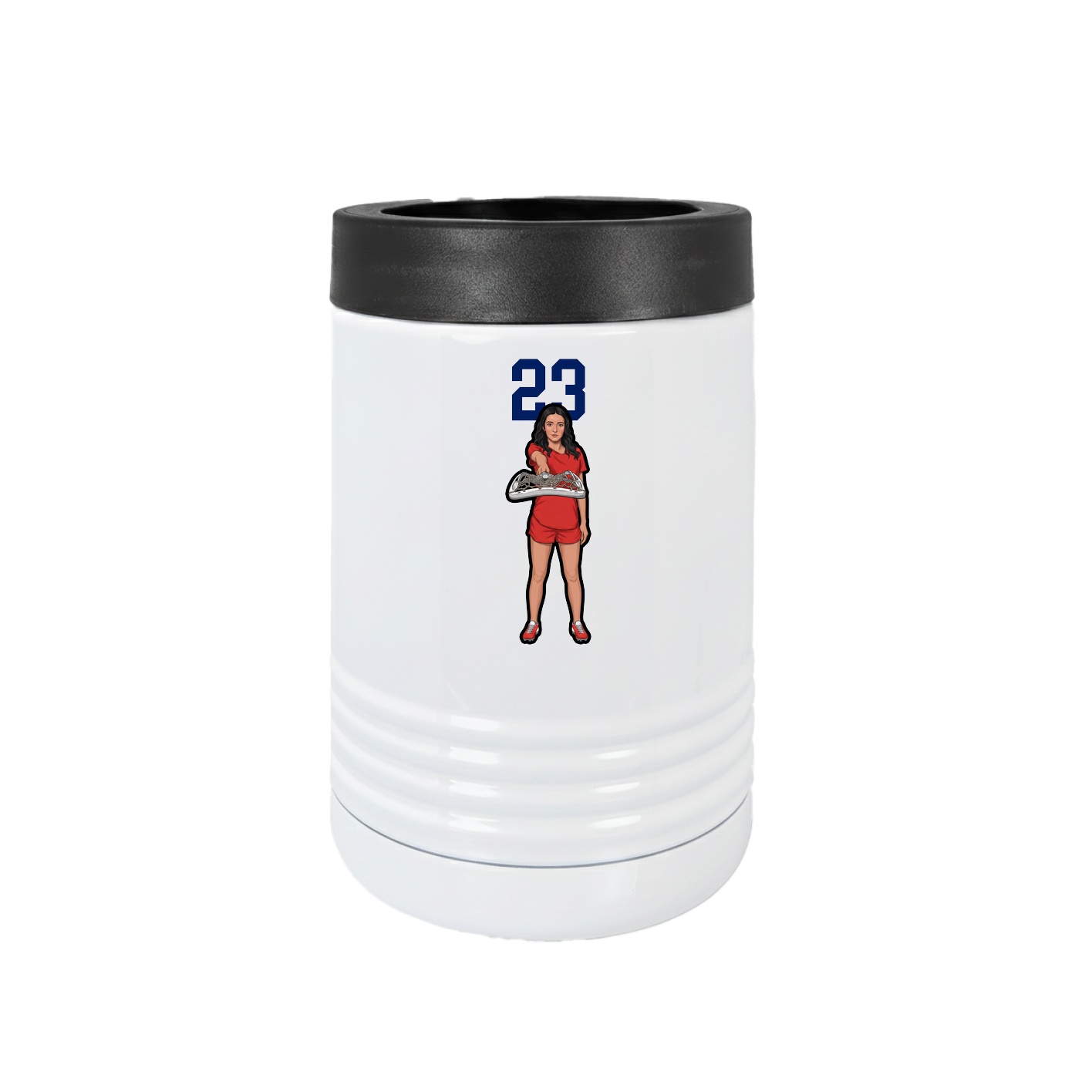 Beverage Holder — Number Top in White