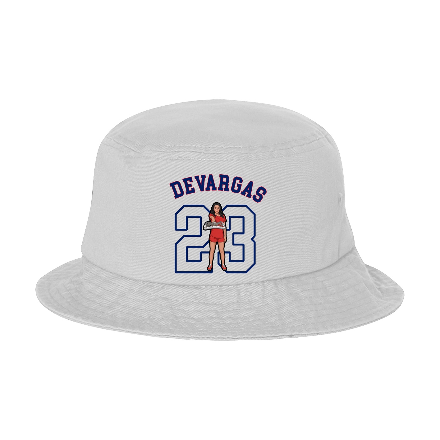 Bucket Cap — Shirsey Arch in White