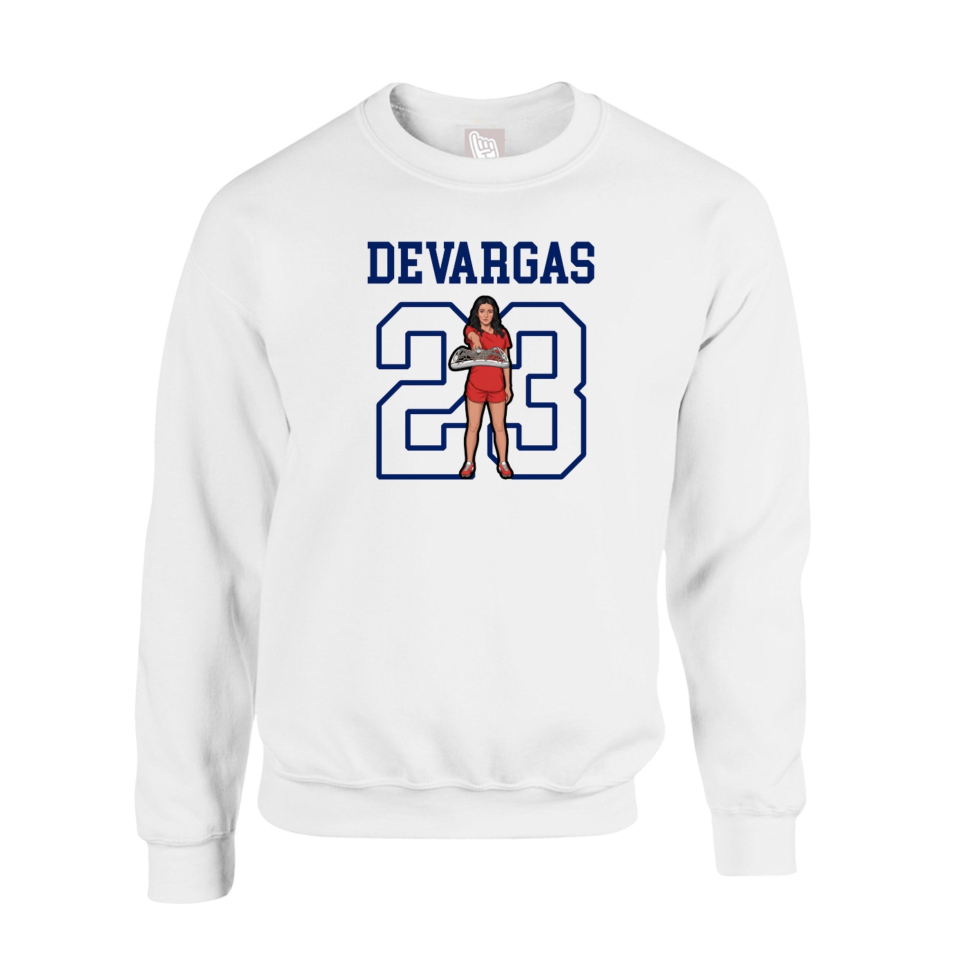 Fleece Crew — Shirsey in White