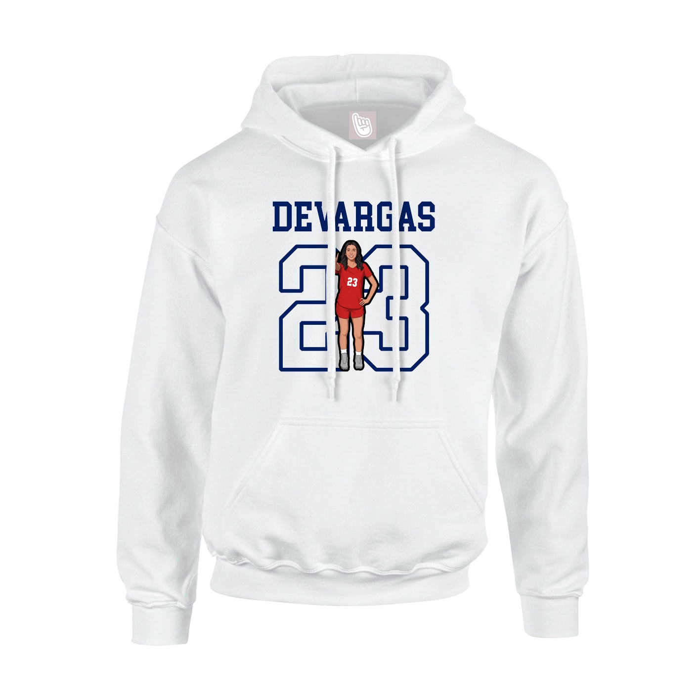 Hoodie — Shirsey in White