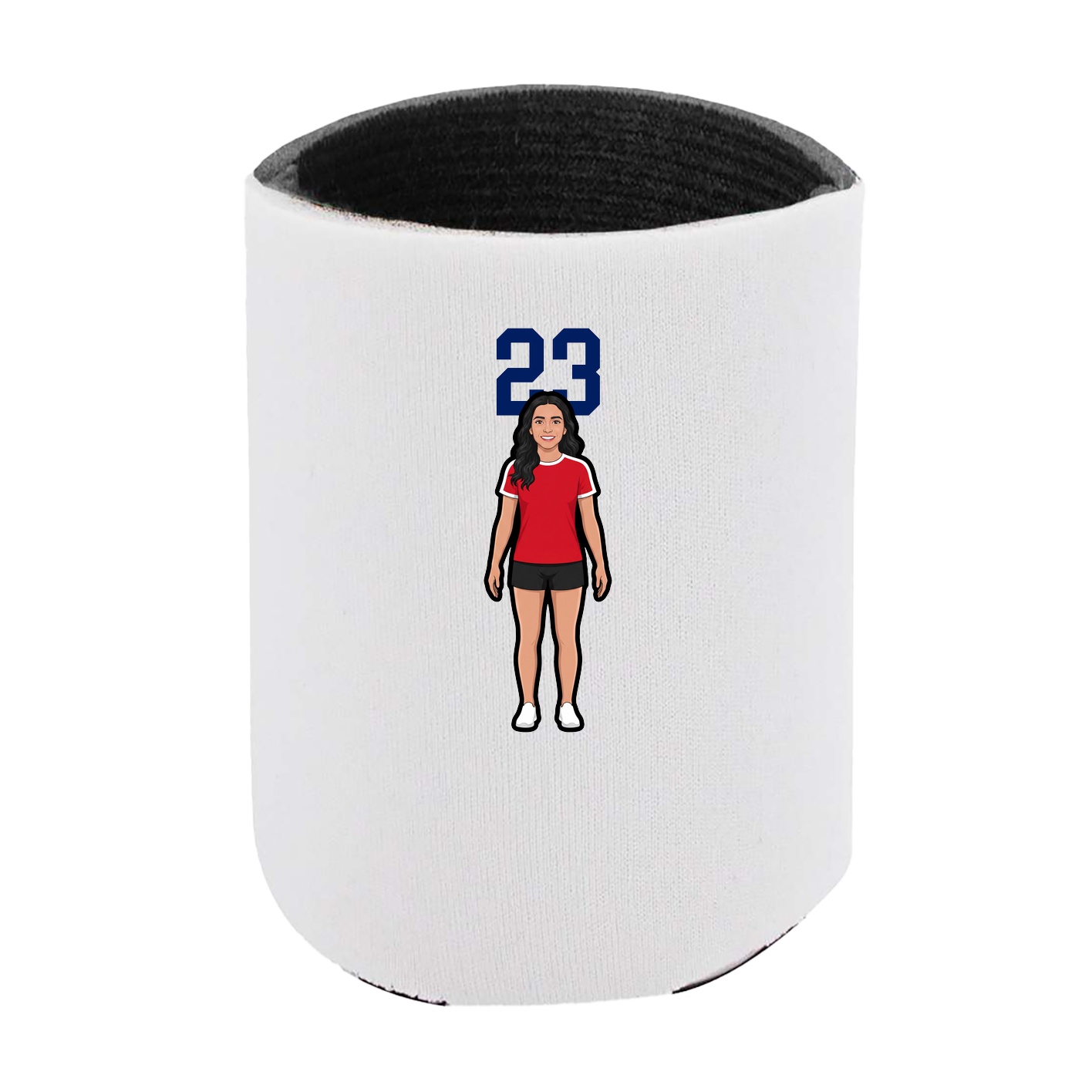 Can Holder — Number Top in White