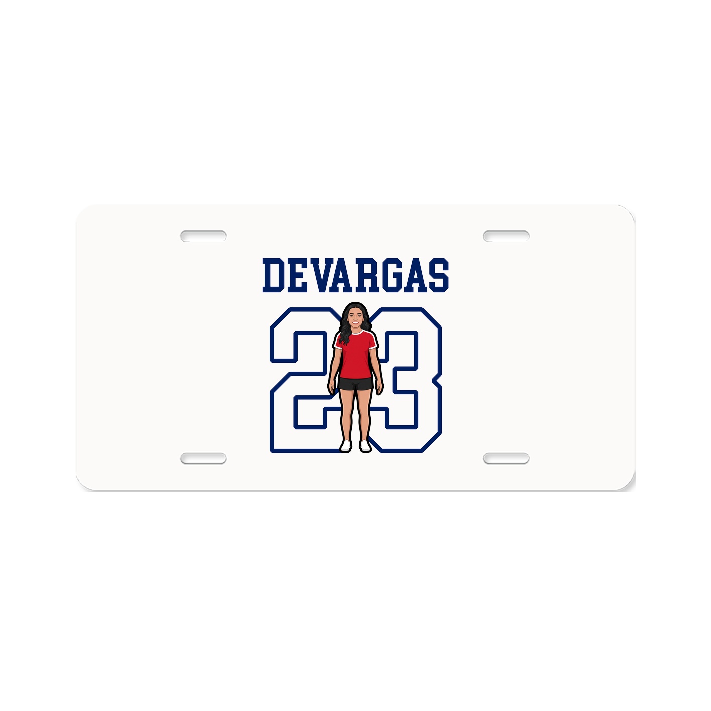 License Plate — Shirsey in Classic