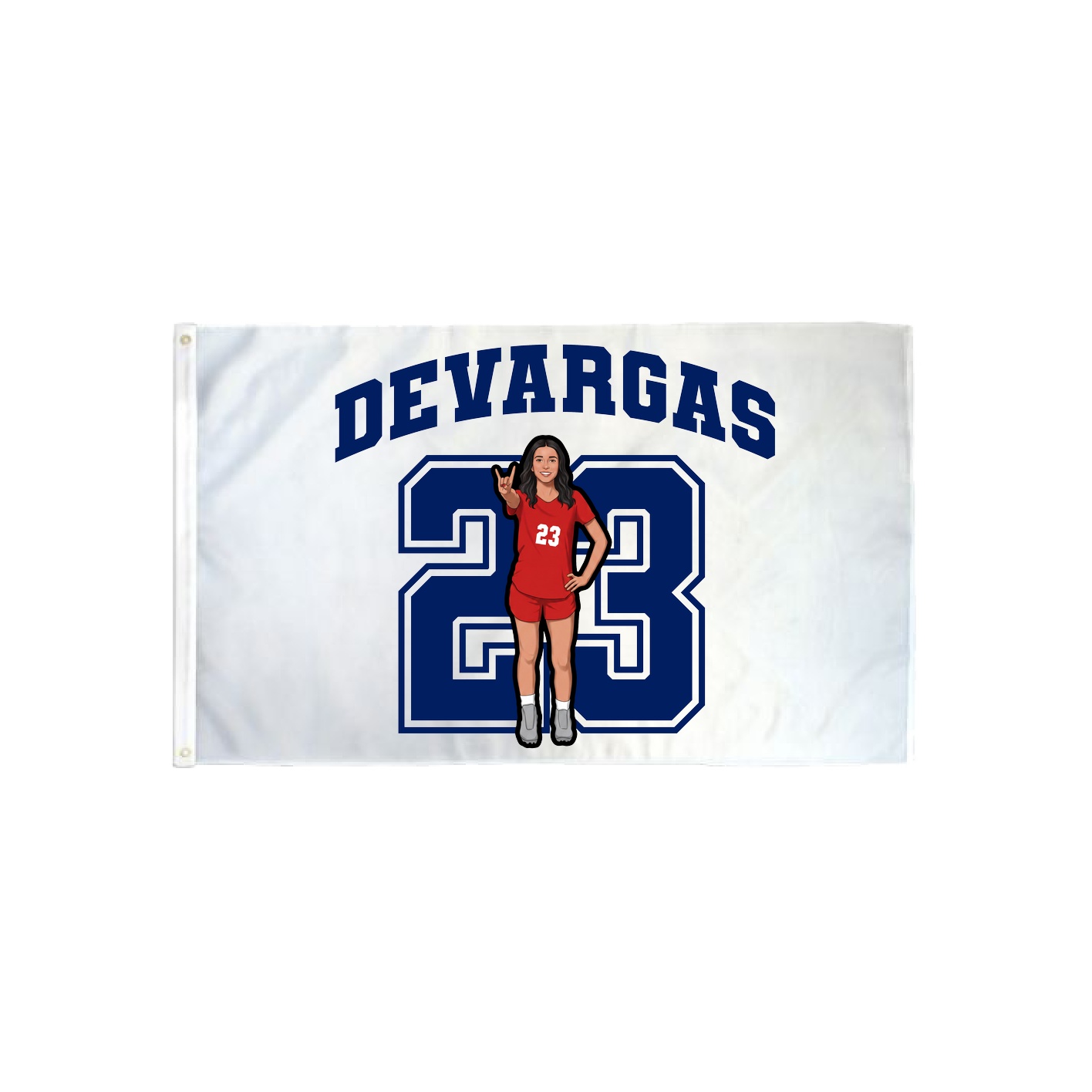 3x5 Flag — Number in Classic
