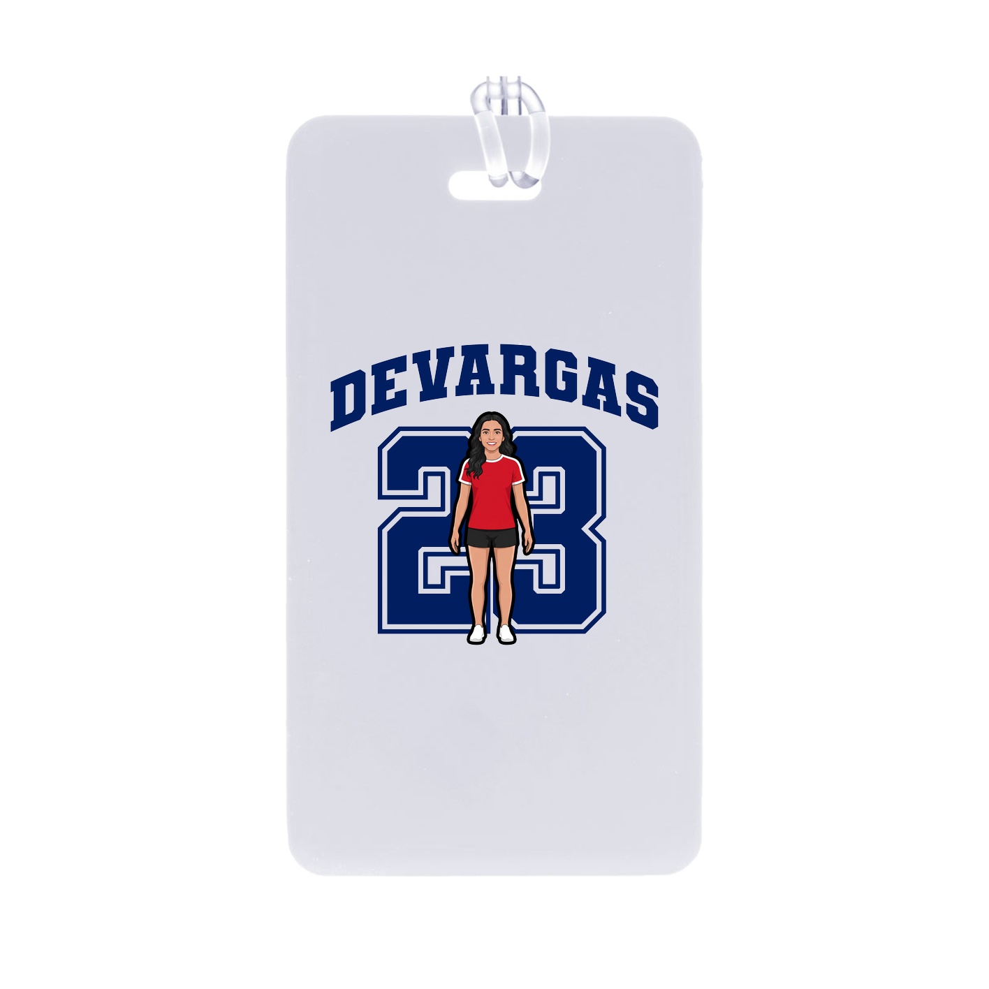 Bag Tag — Number in Classic