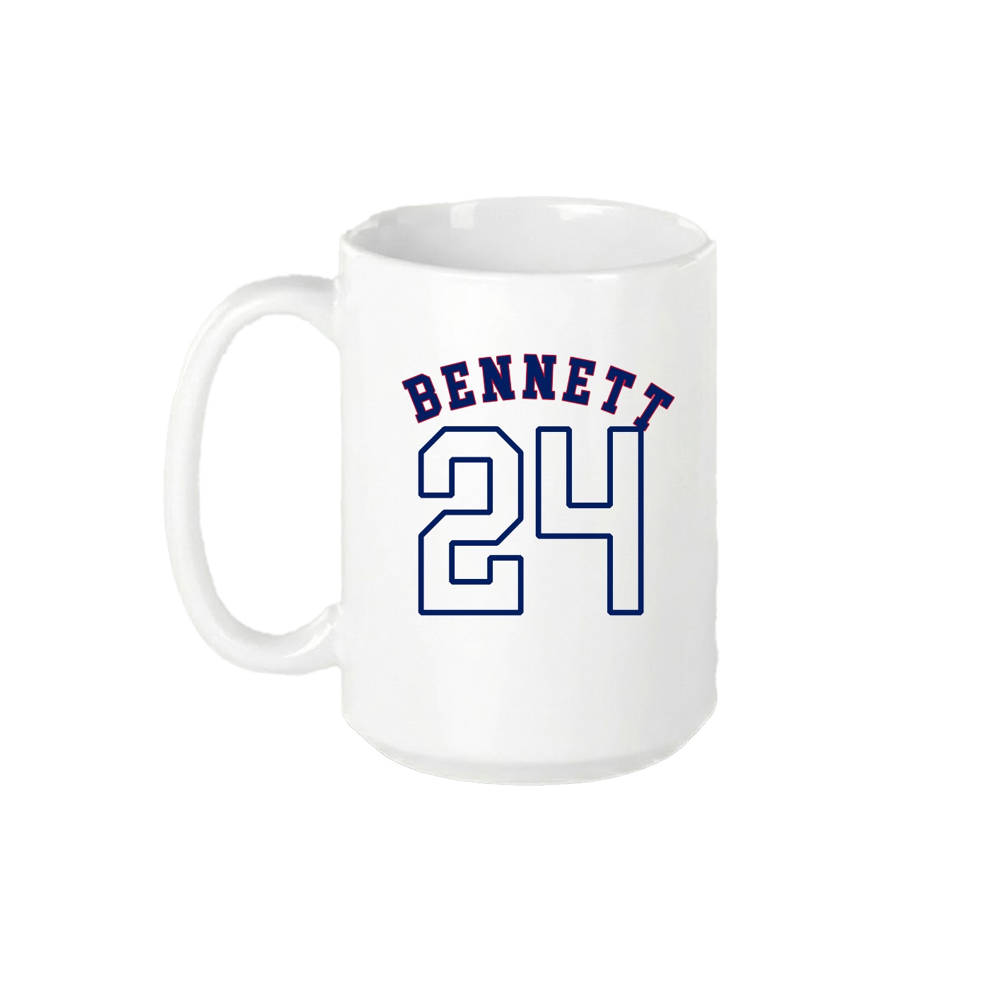 15oz Coffee Mug — Shirsey Arch in White