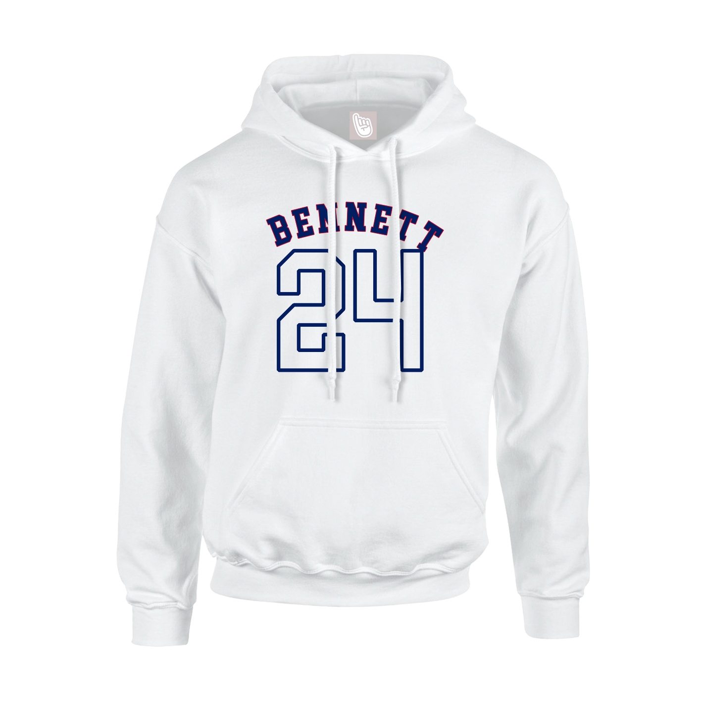 Youth Hoodie — Shirsey Arch in White