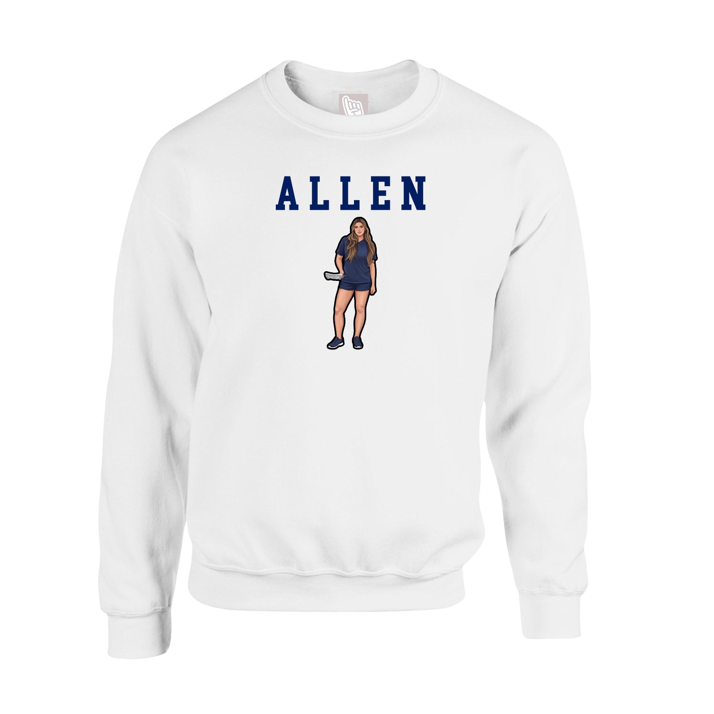 Fleece Crew — Shirsey in White