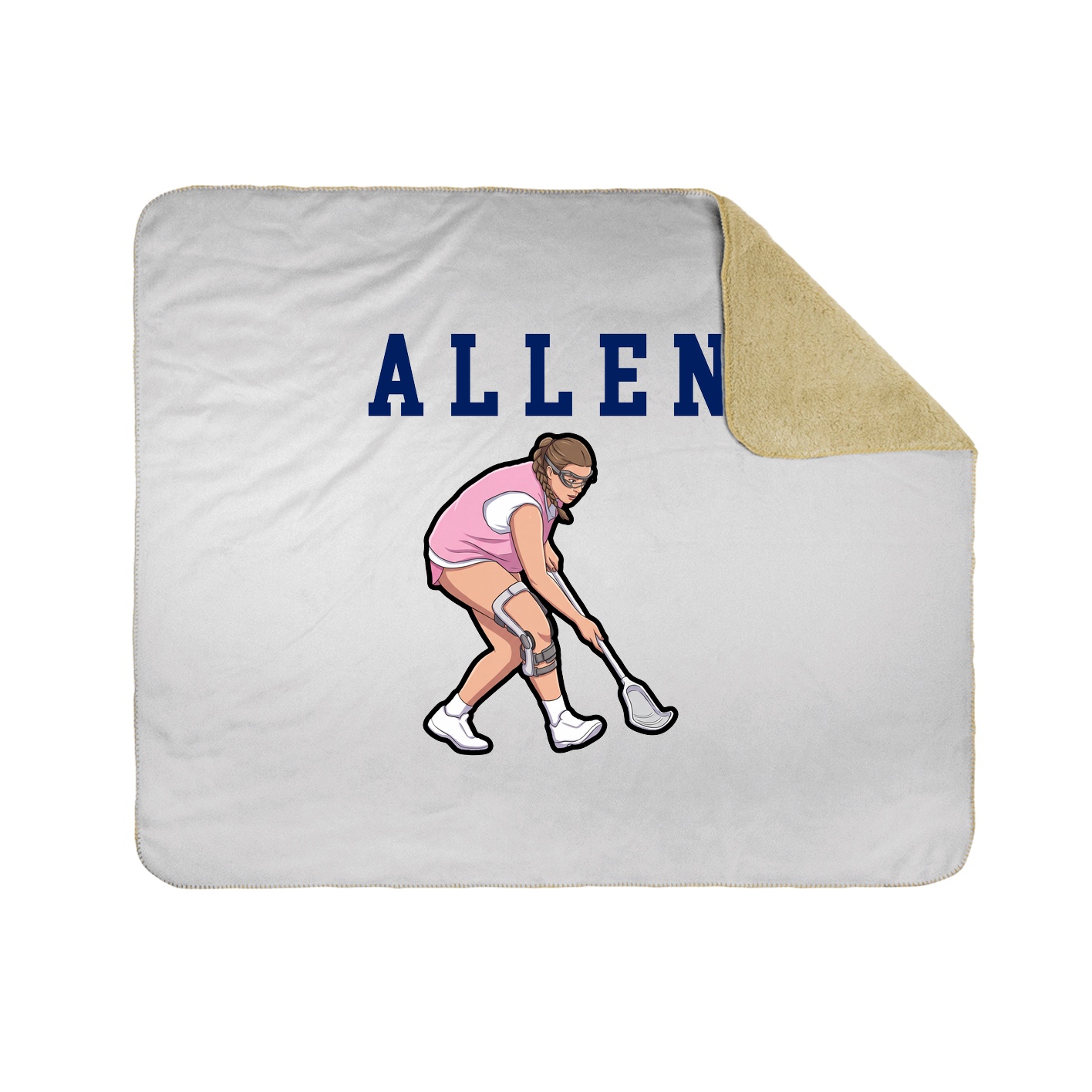Throw Blanket — Shirsey in White