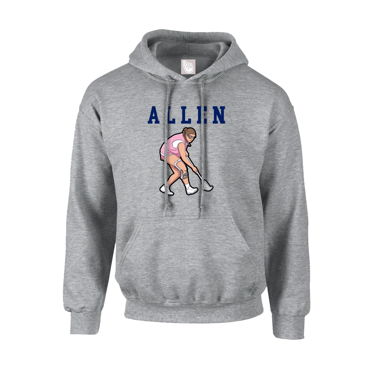 Hoodie — Shirsey in Grey