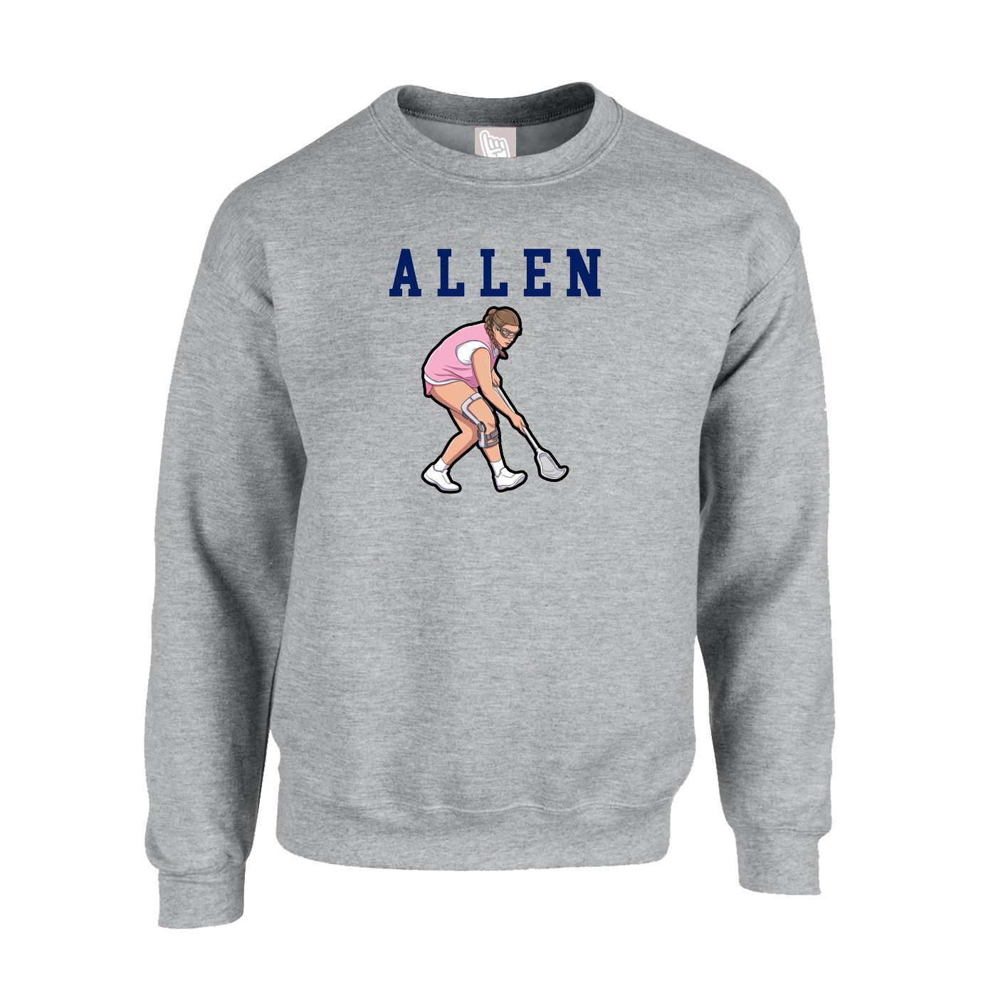 Fleece Crew — Shirsey in Grey