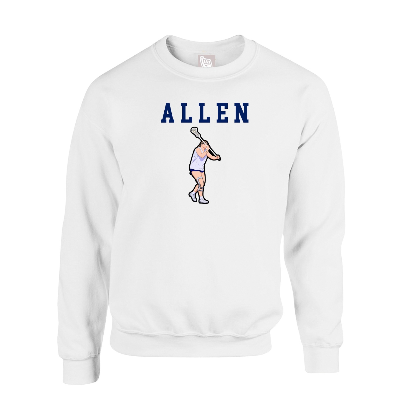 Fleece Crew — Shirsey in White