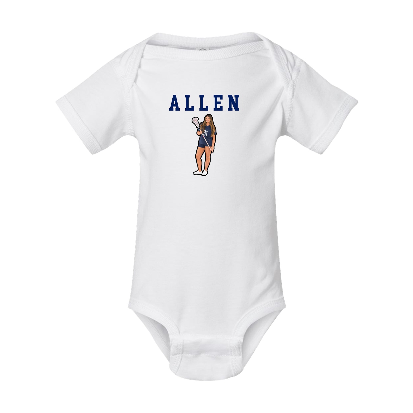 Baby Onesie — Shirsey in White