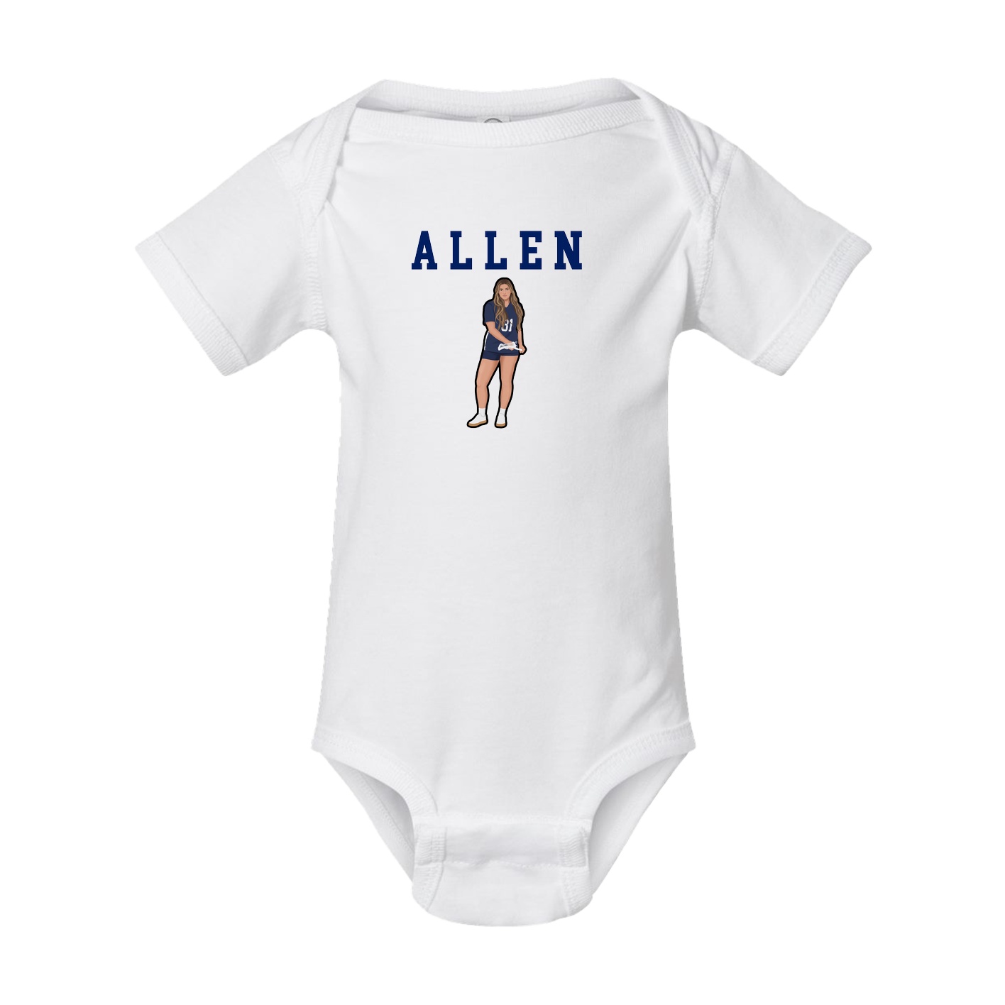 Baby Onesie — Shirsey in White