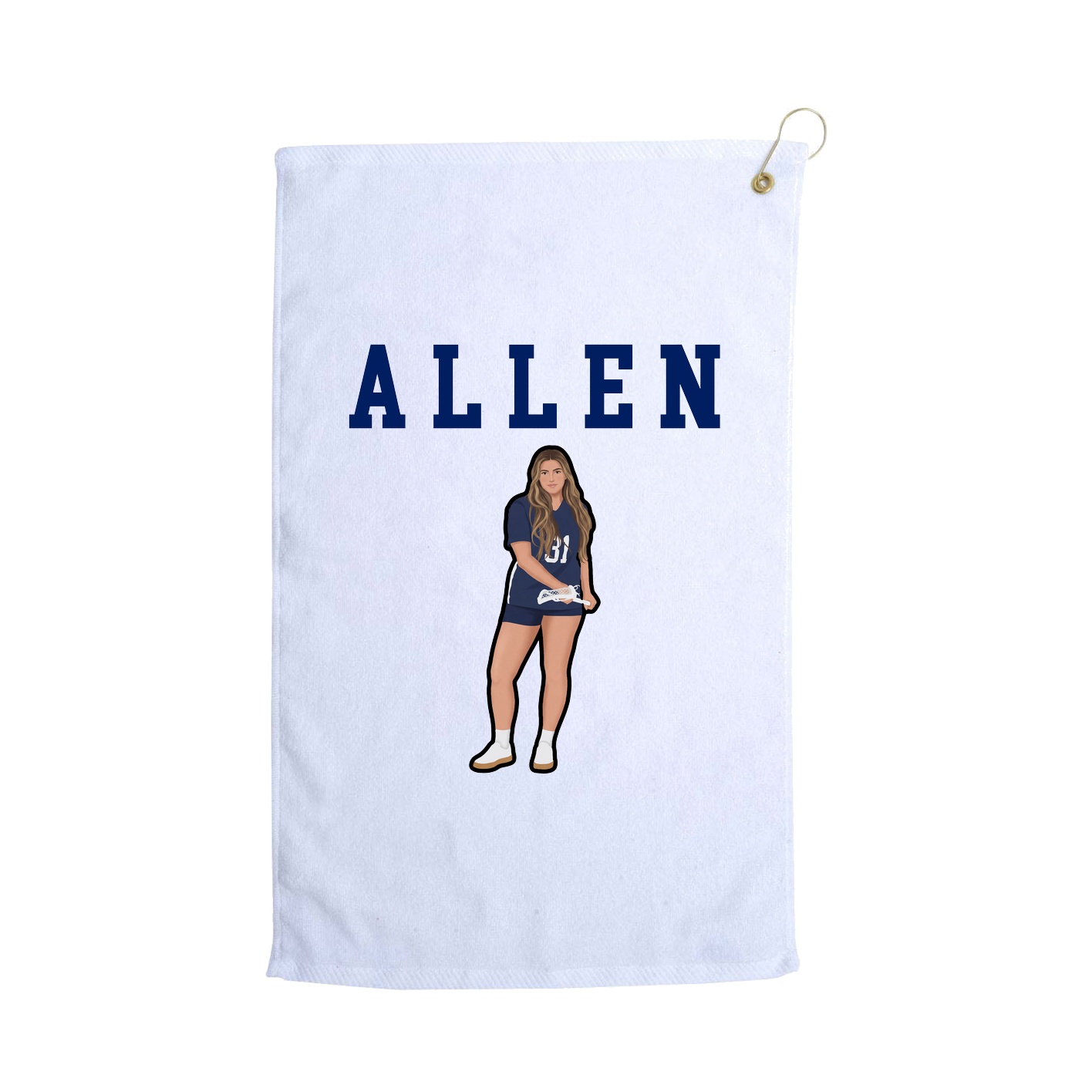 Golf Towel — Shirsey in White