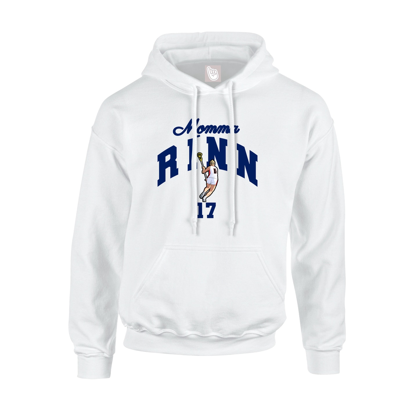 Hoodie — Mothers Day Arch in White