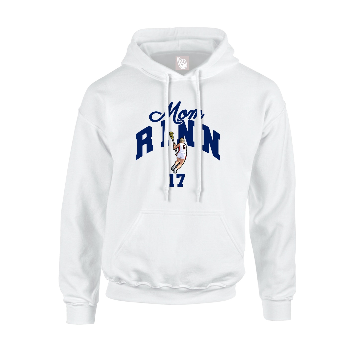 Youth Hoodie — Mothers Day Arch in White