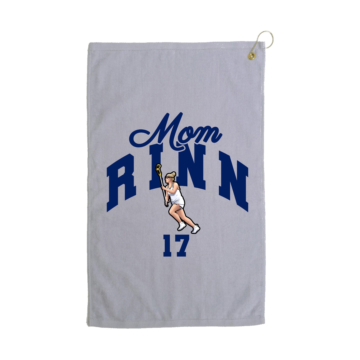 Golf Towel — Mothers Day Arch in Grey