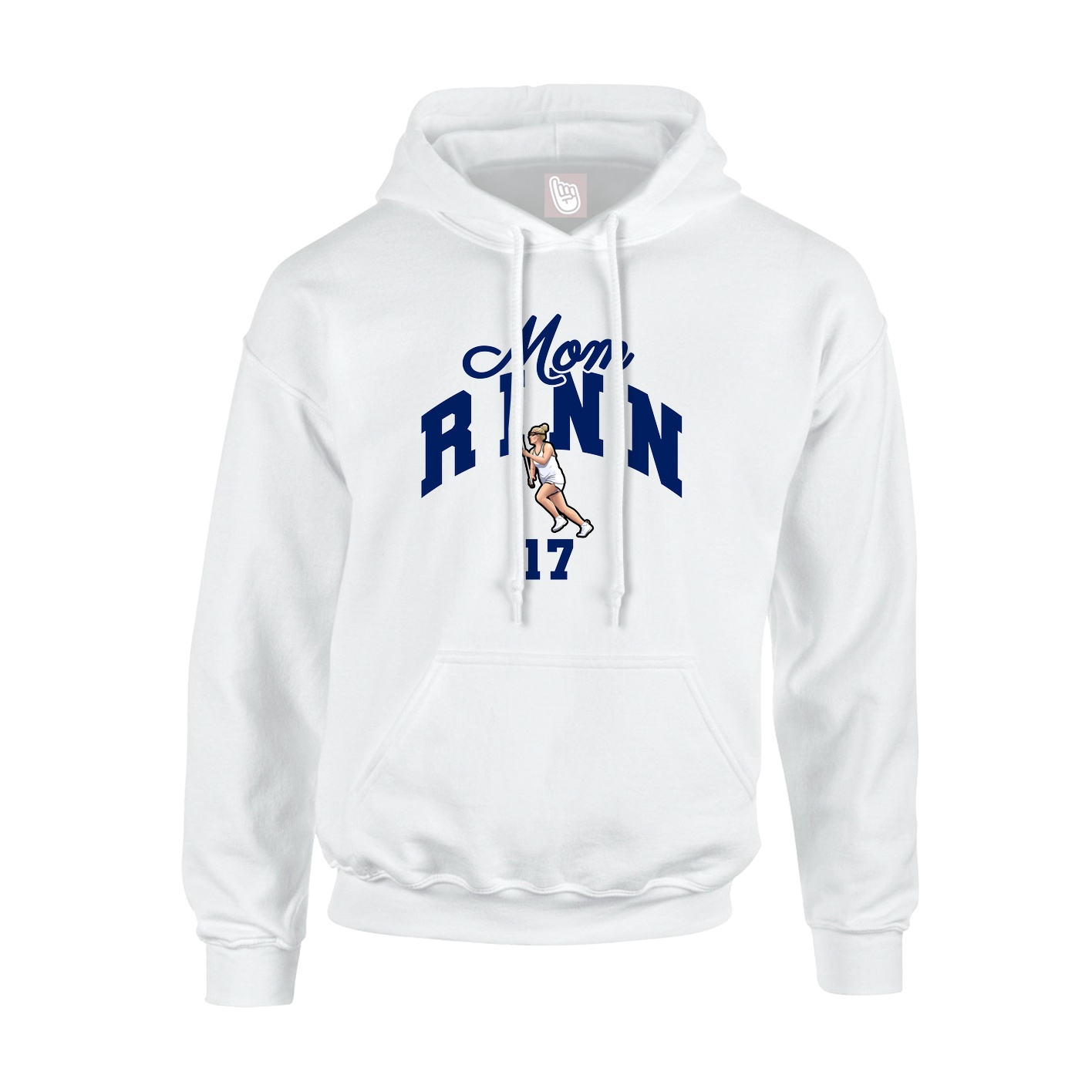 Youth Hoodie — Mothers Day Arch in White