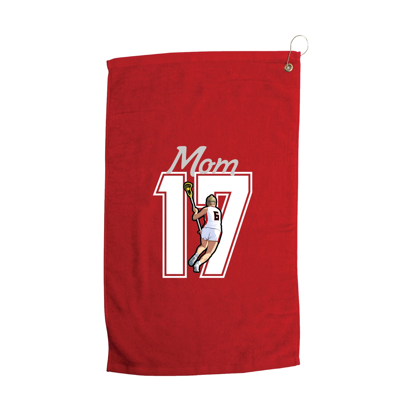 Golf Towel — Mothers Day Shirsey in Red