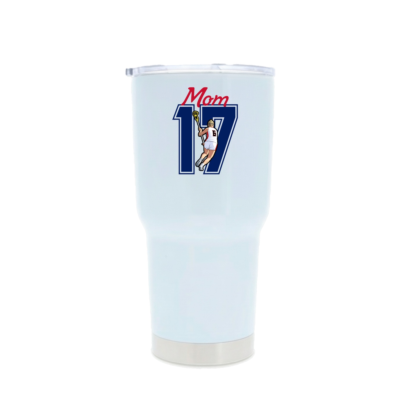 30oz Stainless Steel Tumbler — Mothers Day Shirsey in White