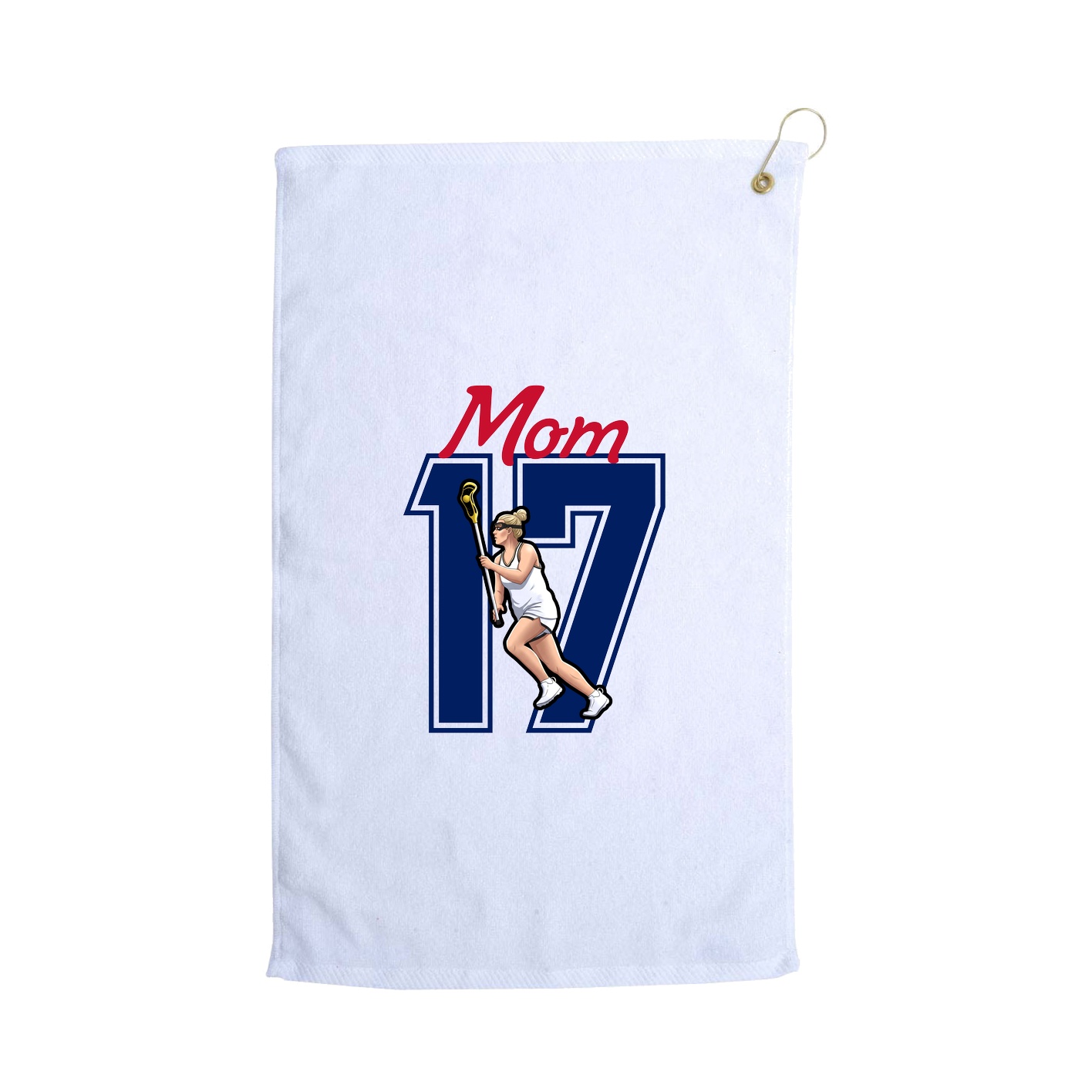 Golf Towel — Mothers Day Shirsey in White