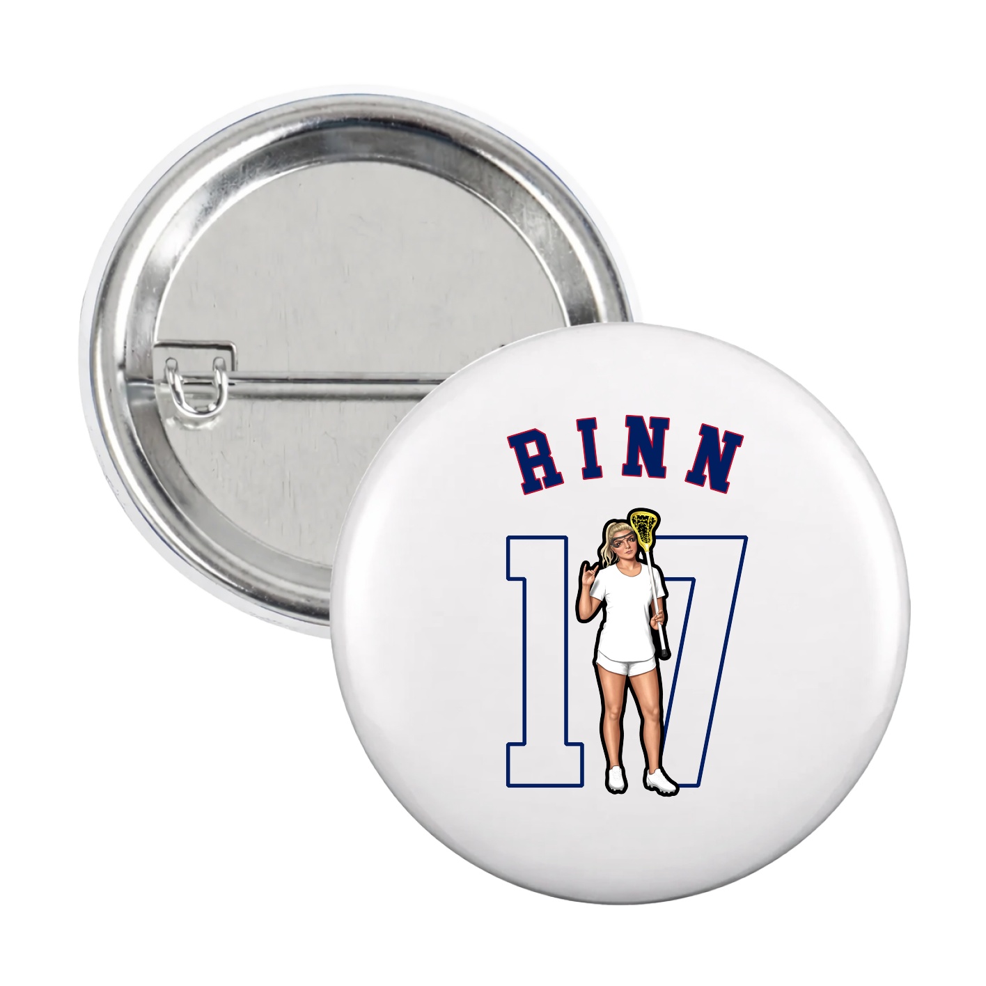 Game Day Button — Shirsey Arch in White
