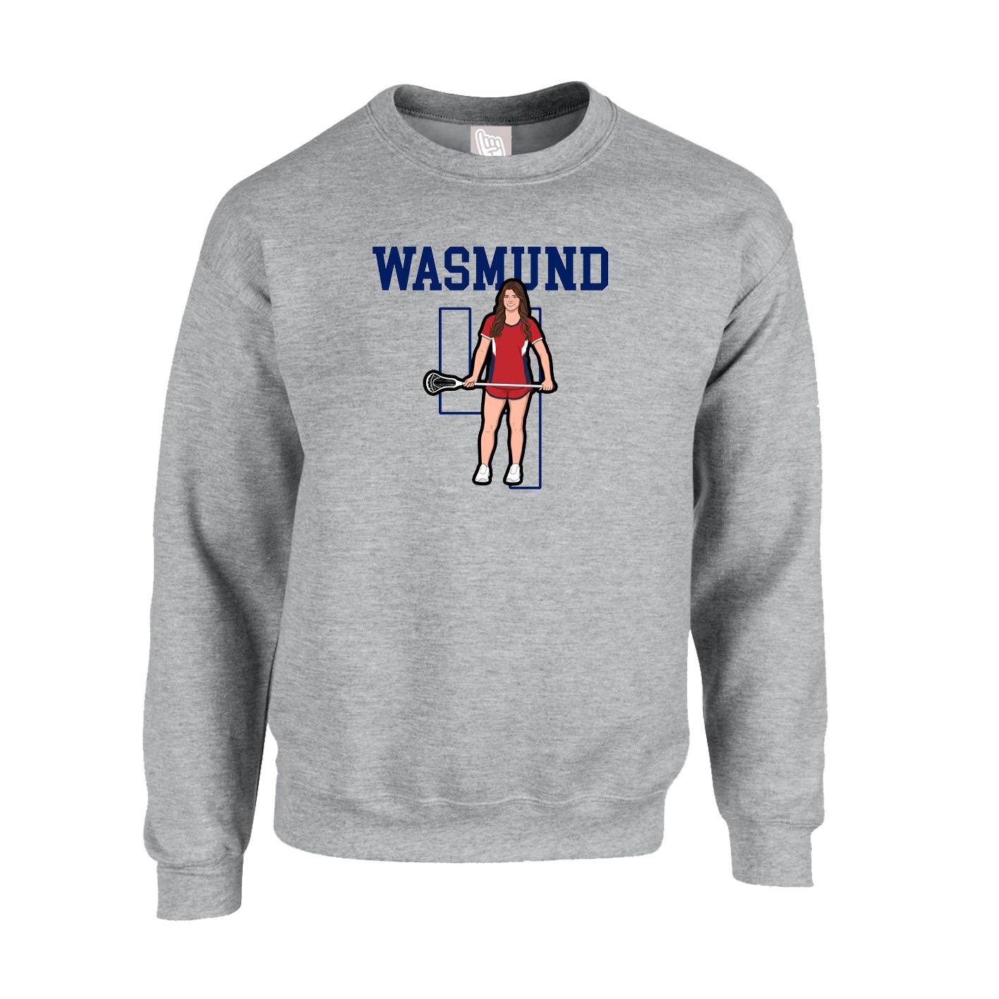 Fleece Crew — Shirsey in Grey