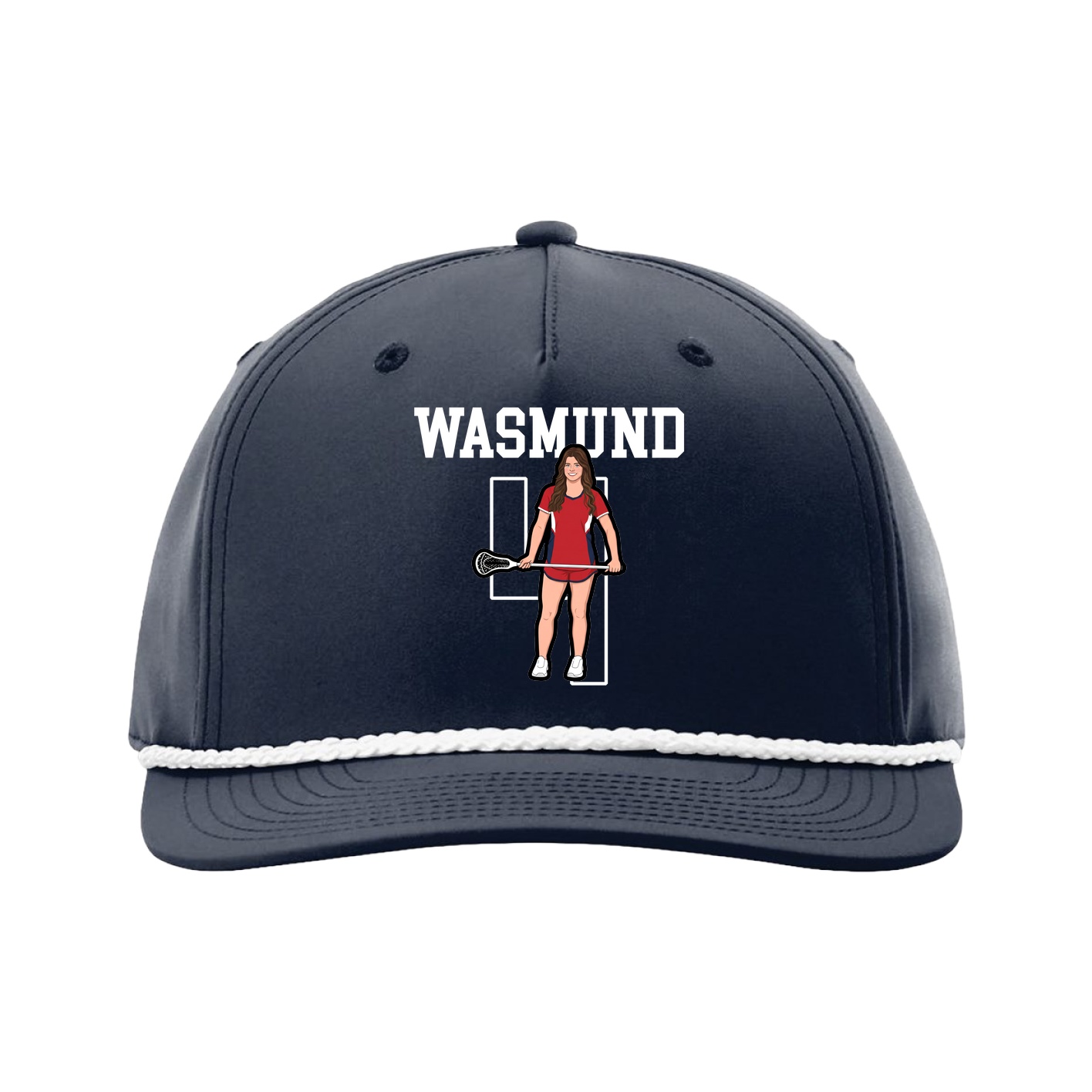 Five-Panel Classic Rope Cap — Shirsey in Navy