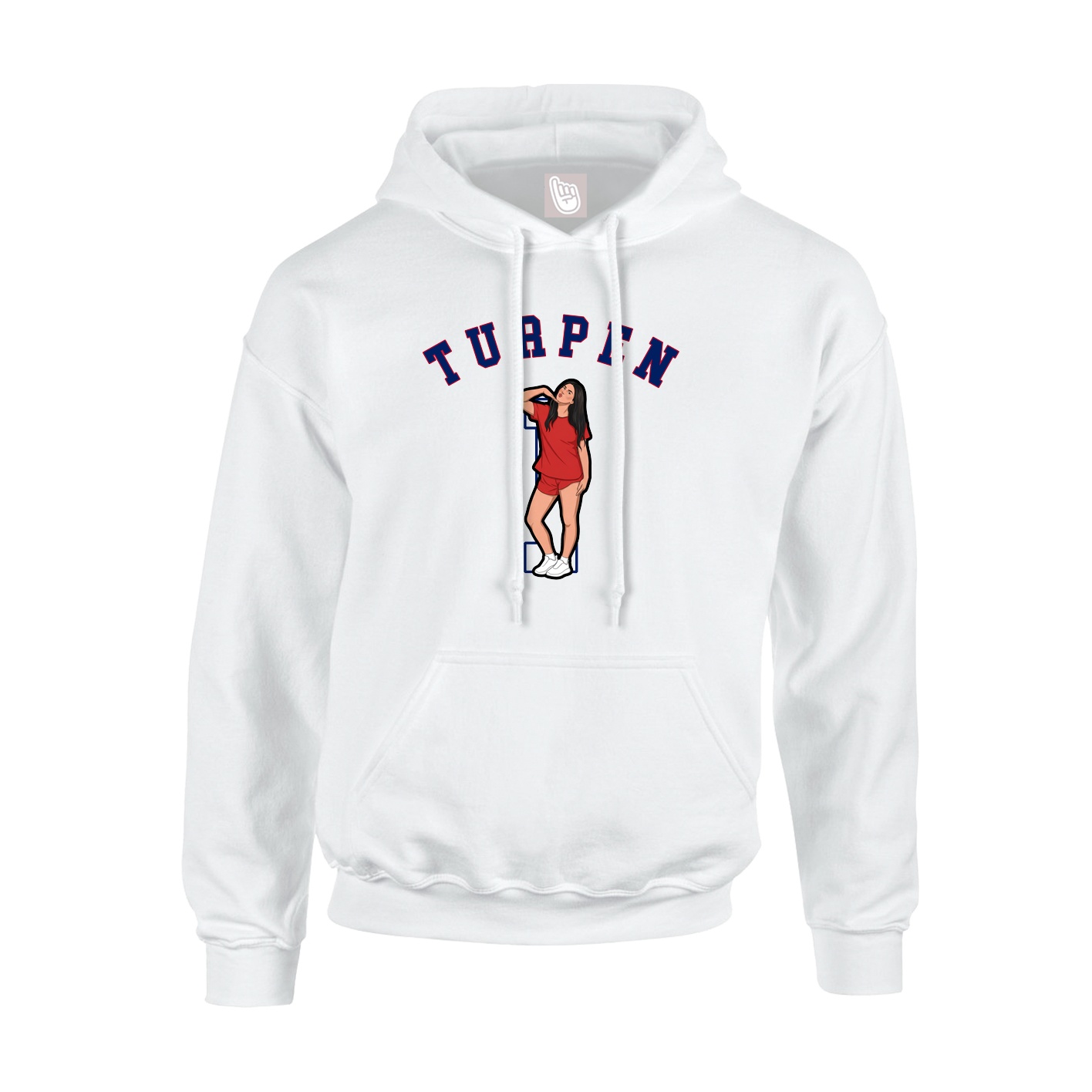 Youth Hoodie — Shirsey Arch in White