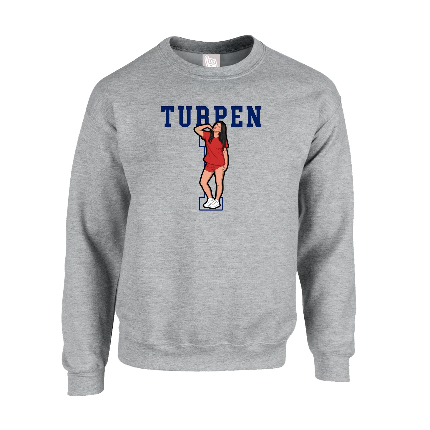 Fleece Crew — Shirsey in Grey