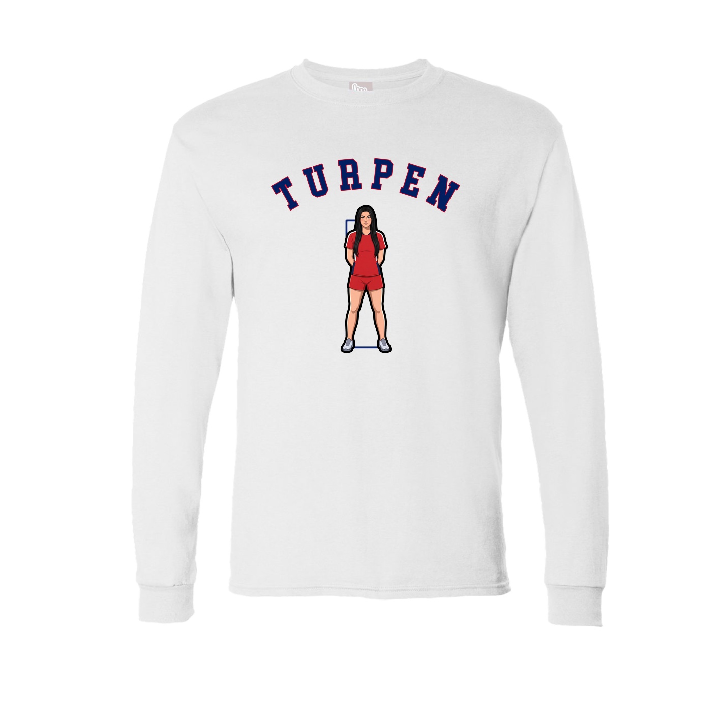 Long Sleeve Tee — Shirsey Arch in White