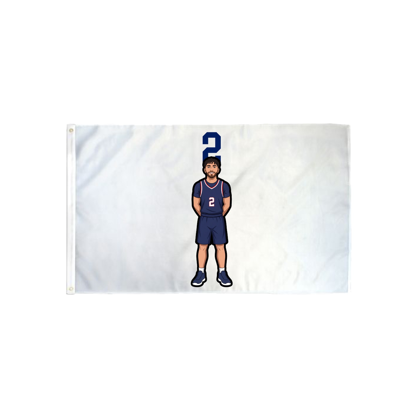 3x5 Flag — Number Top in Classic