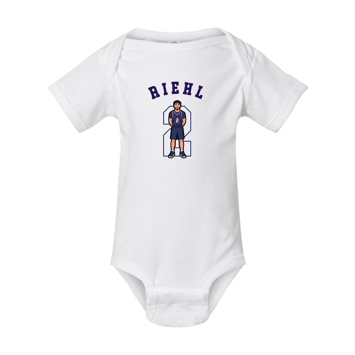 Baby Onesie — Shirsey Arch in White